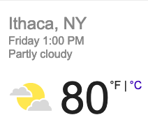 Ithaca Weather