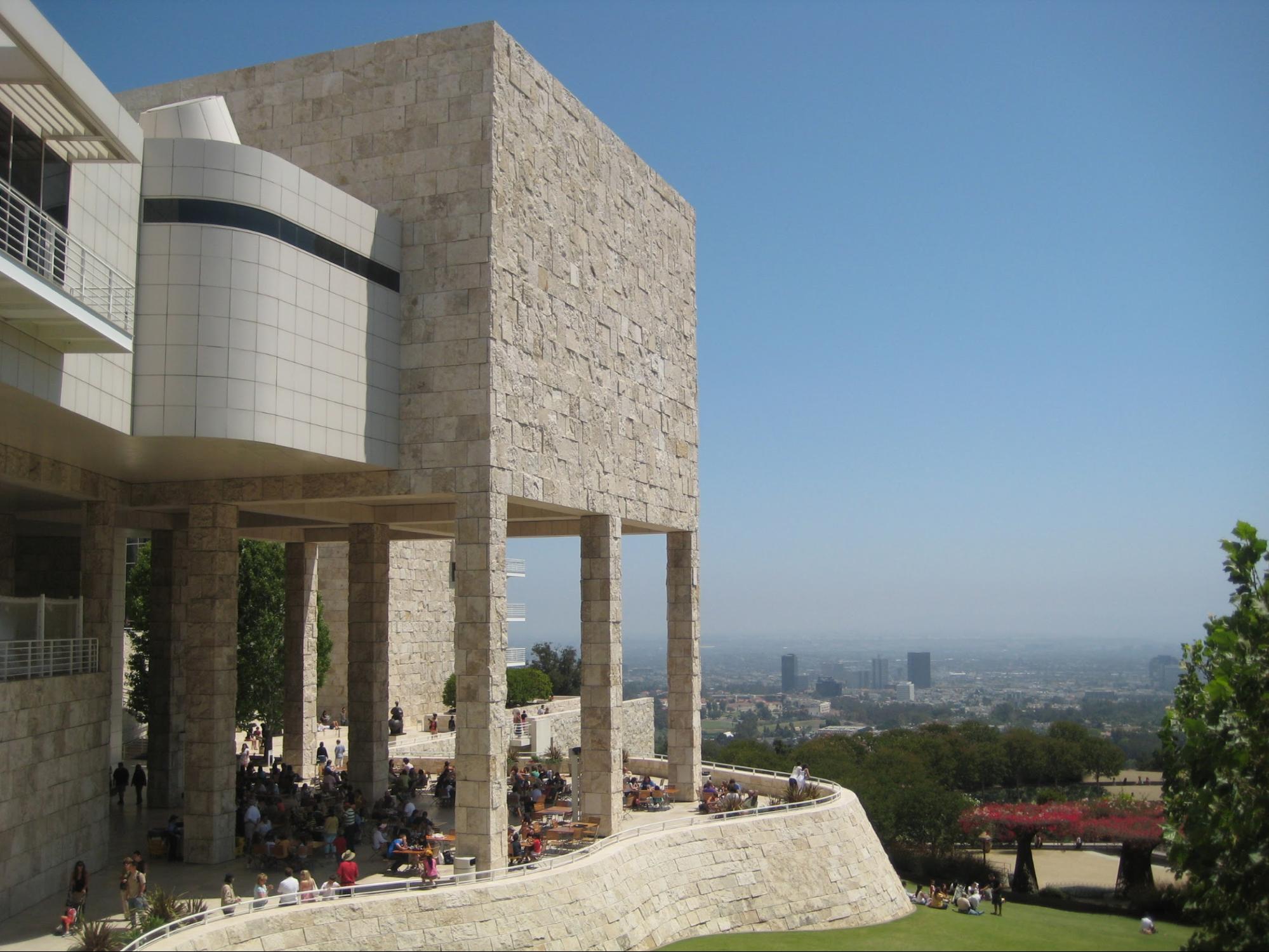 If you’re willing to pay for parking, you can work for free at The Getty in Los Angeles, California. Photo courtesy Ricardo Diaz.