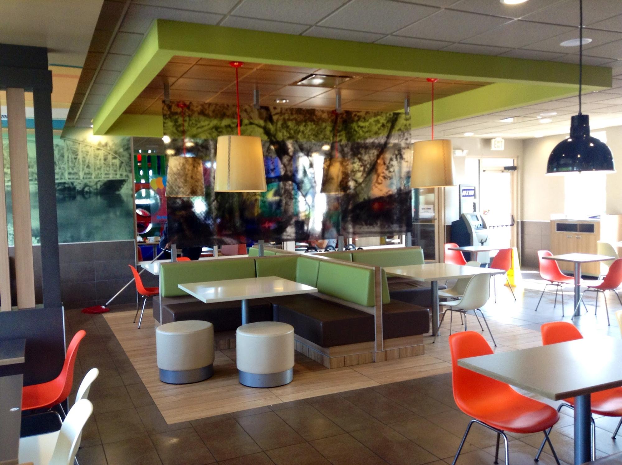 The interior of a McDonald’s in Avon, Connecticut. Photo courtesy Mike Mozart.