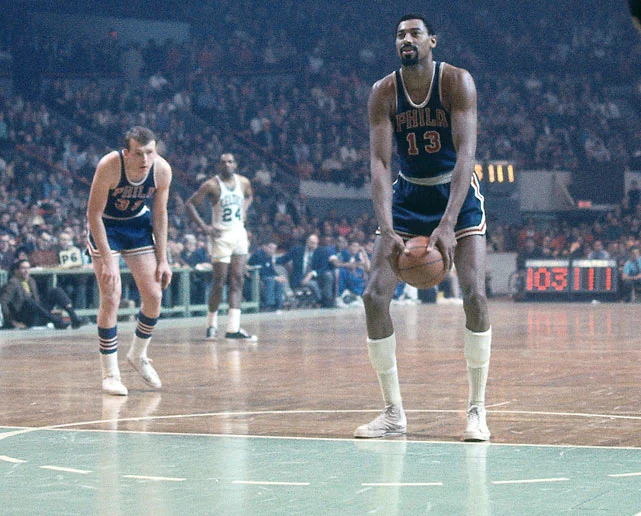 Despite being a miserable overhand free throw shooter, Wilt Chamberlain refused to shoot free throws underhand because it made him feel "like a sissy."