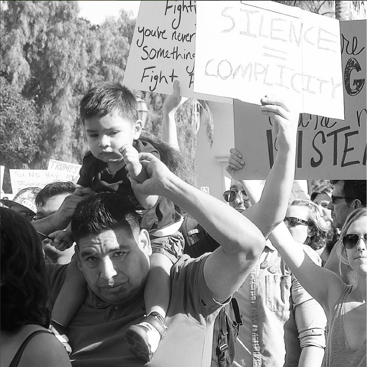  Santa Barbara, CA.&nbsp; Protestors march in solidarity against Trump in downtown SB.&nbsp; #SnapshotLives &nbsp; #fujixt1   