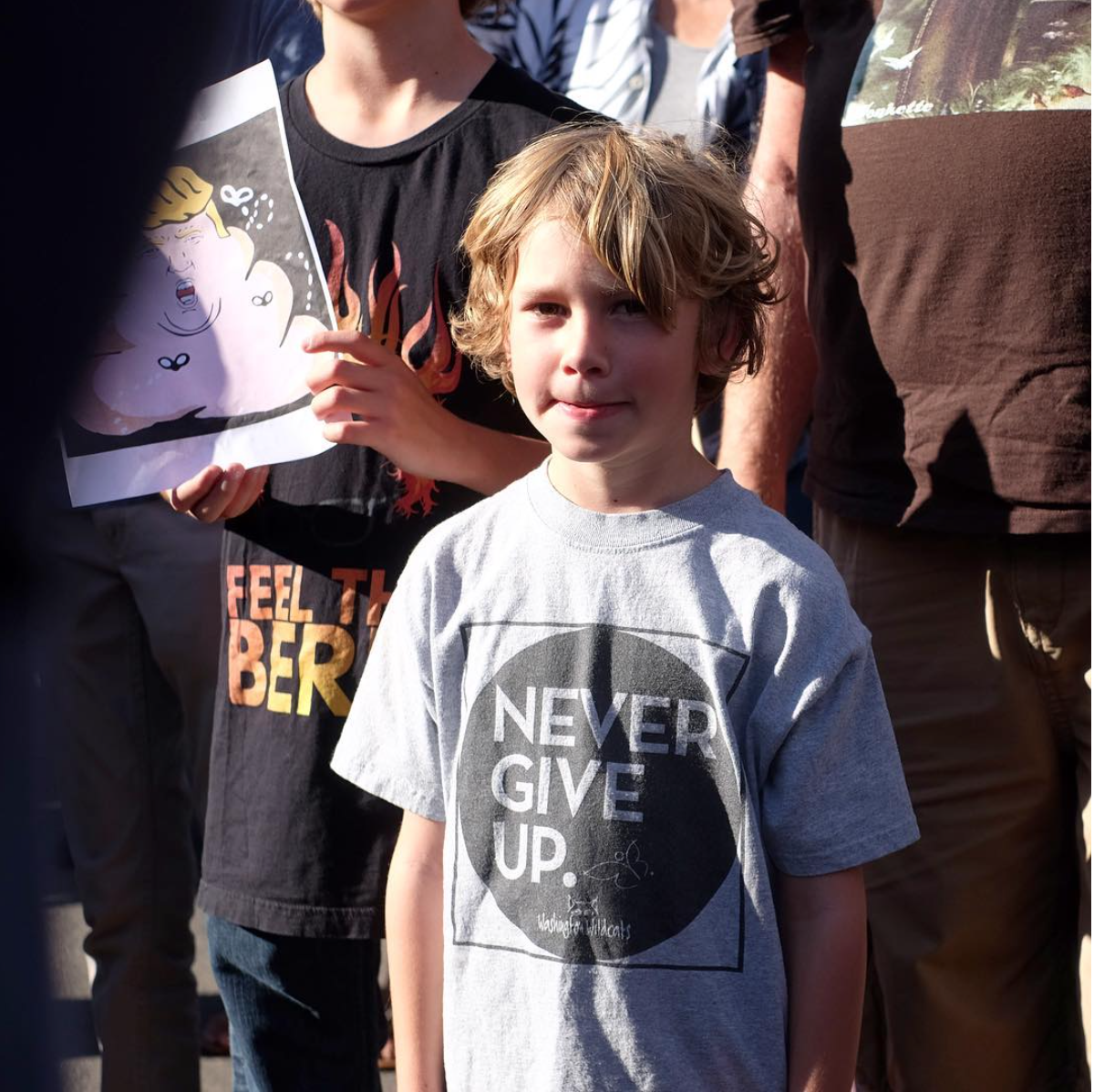  Santa Barbara, CA.&nbsp; Protestors march in solidarity against Trump in downtown SB.&nbsp; #SnapshotLives &nbsp; #thefuture &nbsp; #californiakids &nbsp; #fujixt1   