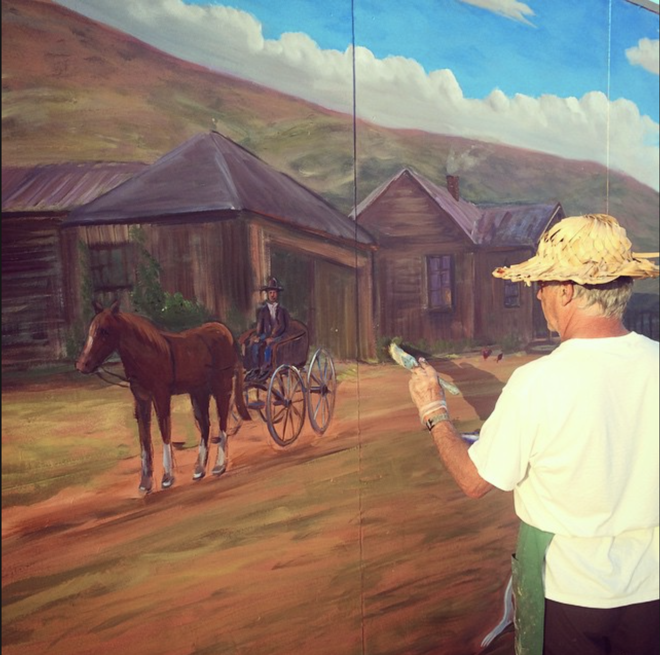 Moulton Ranch Mural by Walter Viszolay