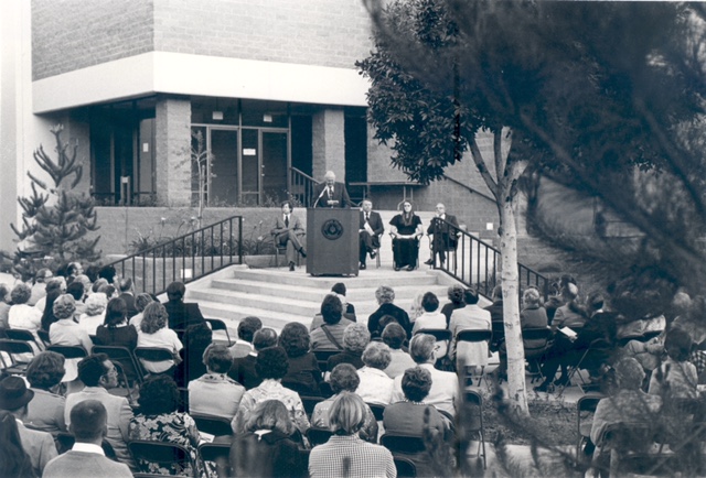 Moulton Hall Dedication Ceremony - 1975