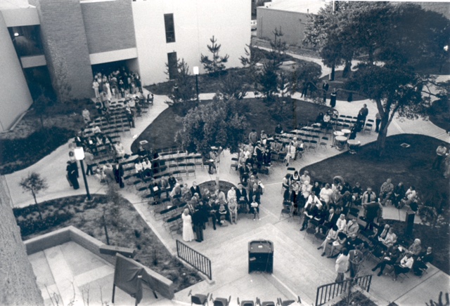 Moulton Hall Dedication Ceremony - 1975