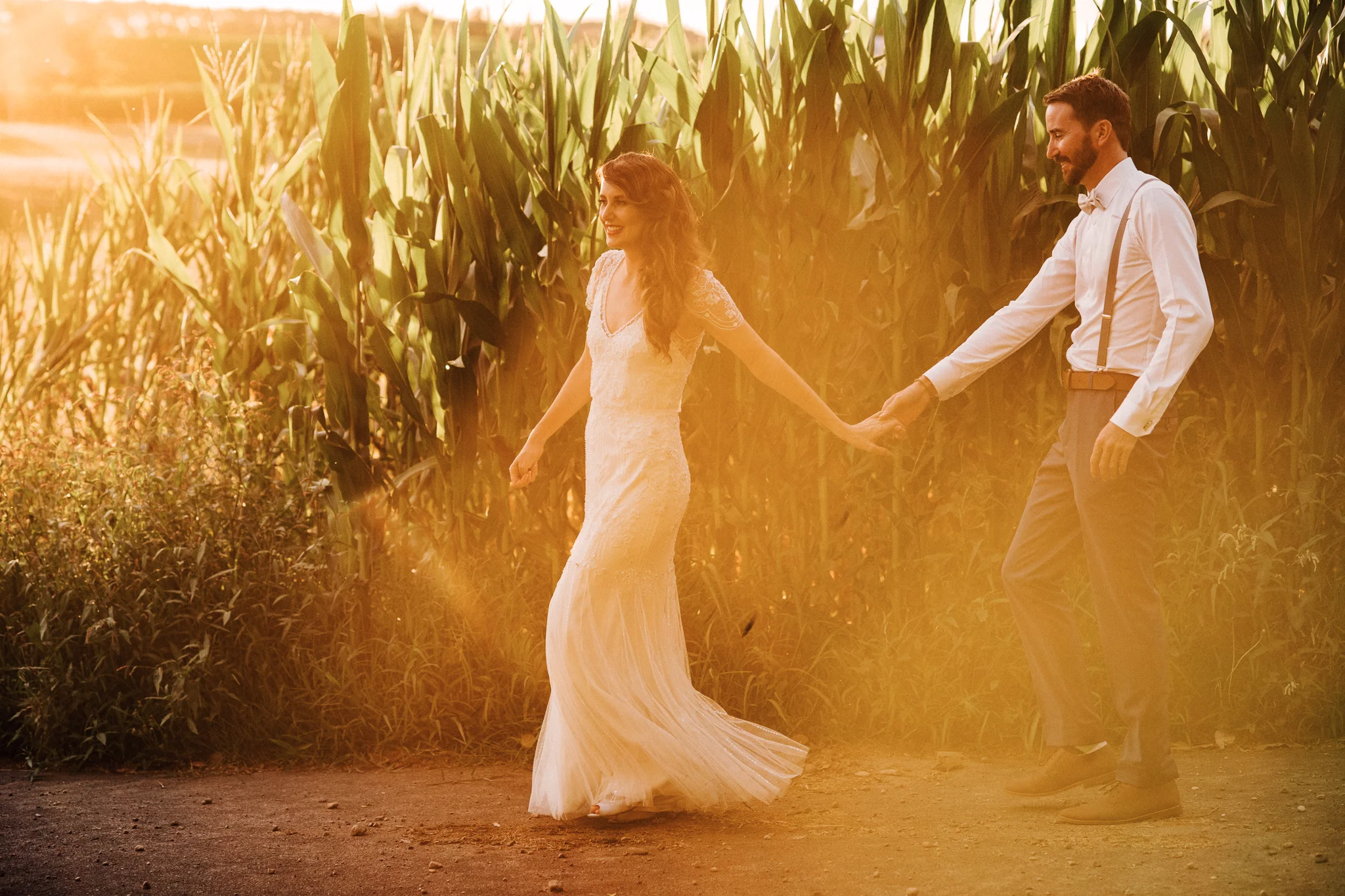 Wedding photography sunset narrows landing hamilton