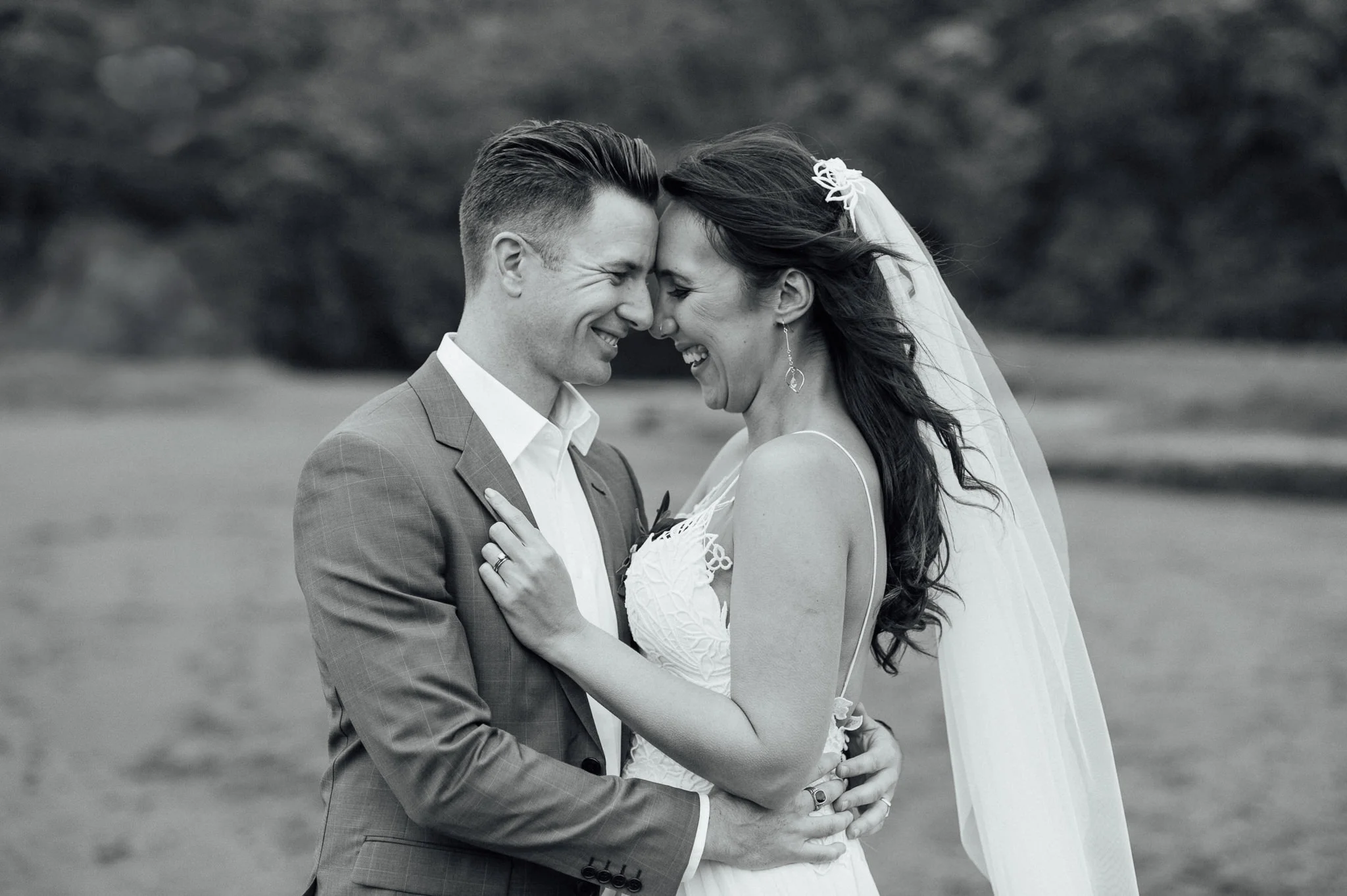 Wedding photography couple beach Leigh Auckland