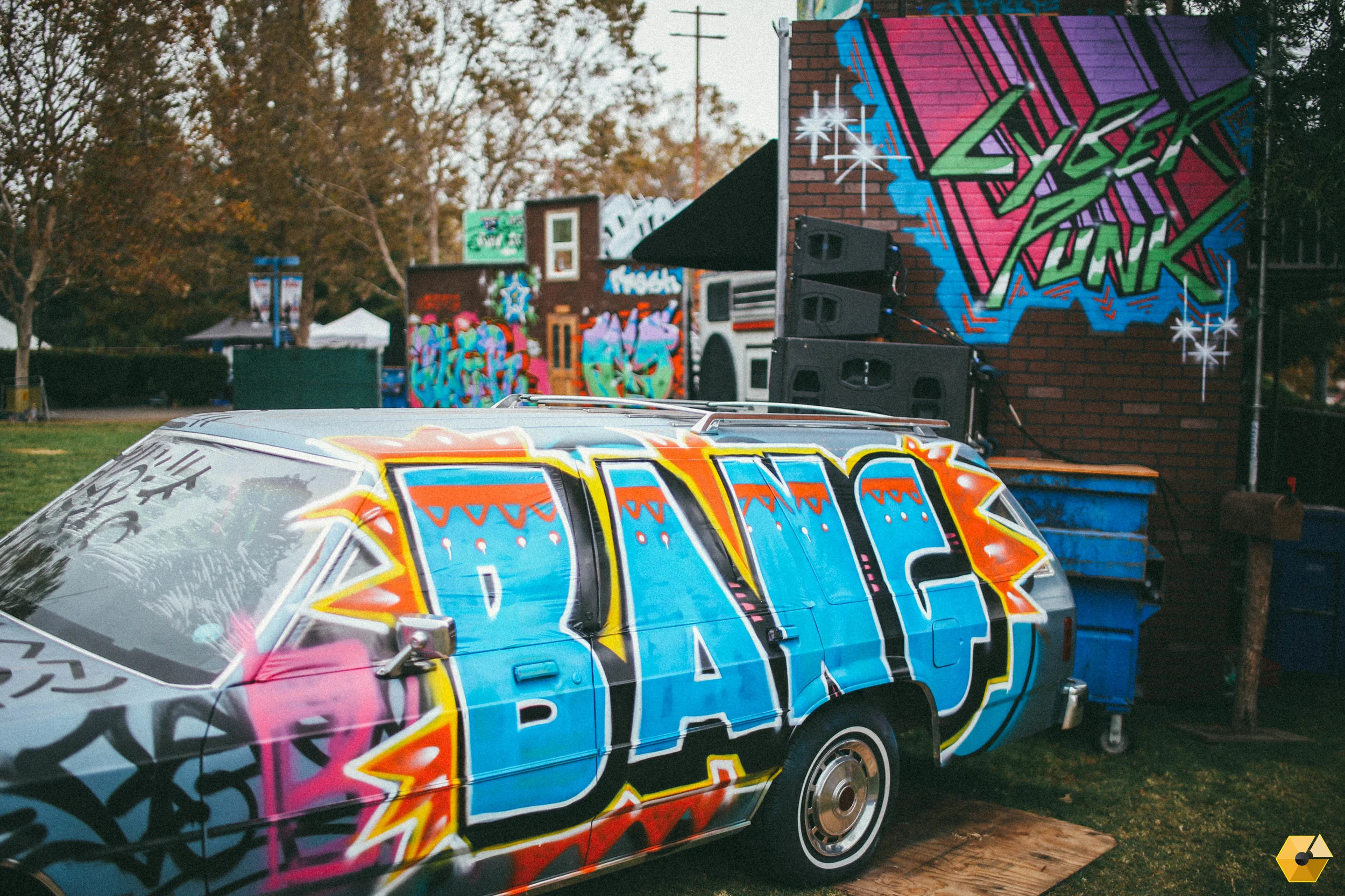 Can't be the 80's if there isn't a spray-painted station wagon parked on the block.