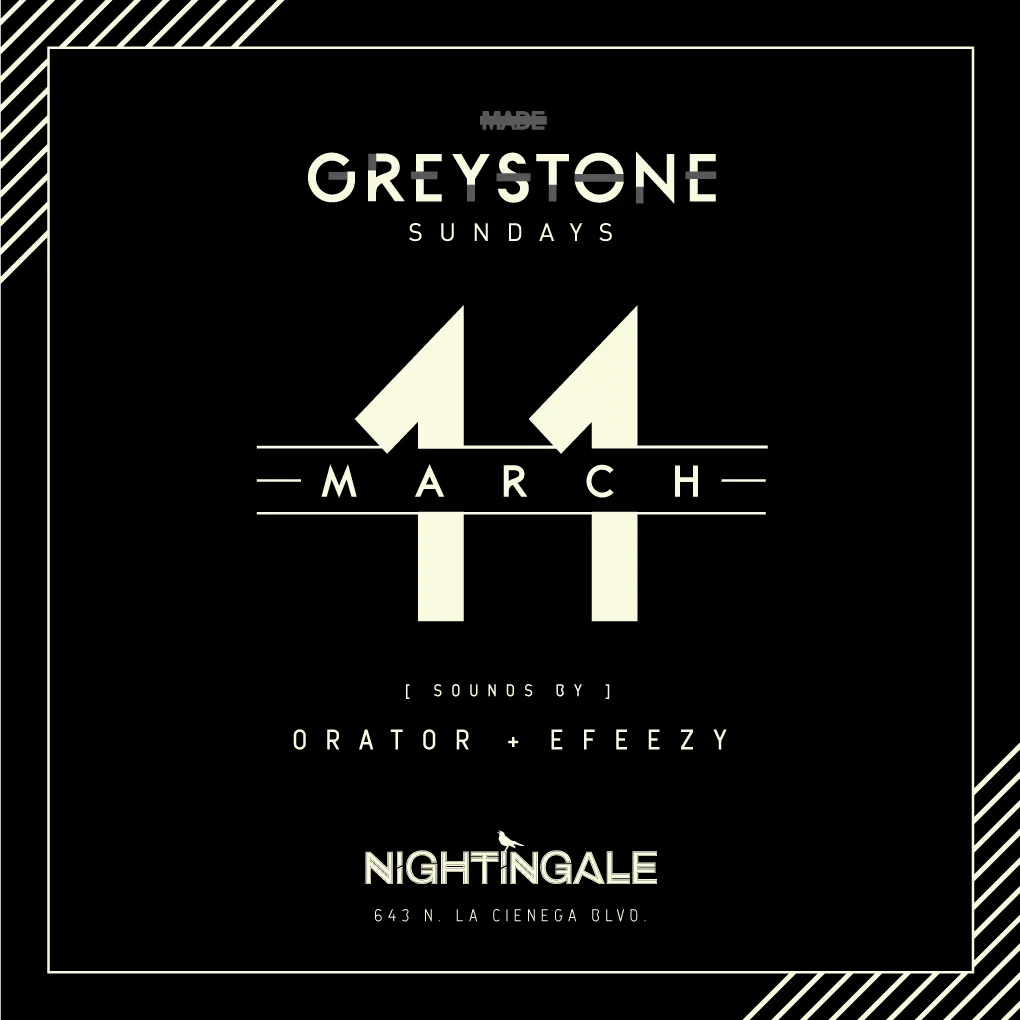 Greystone Sundays at Nightingale Plaza, March 11, 2018