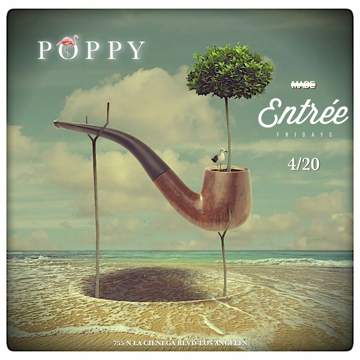 Entree Fridays at Poppy Nightclub, April 20, 2018