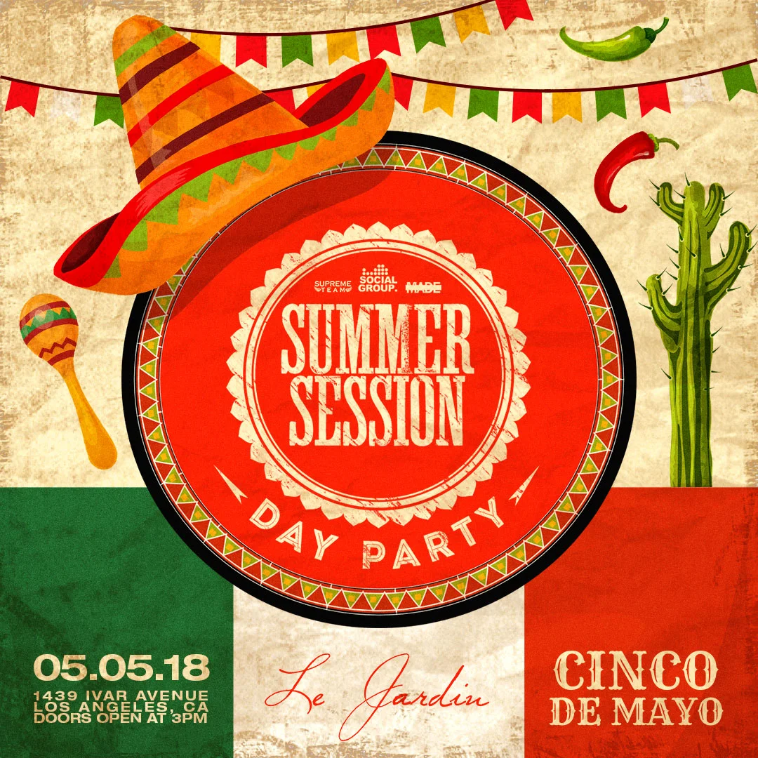 Summer Sessions Day Party at Le Jardin, May 5, 2018