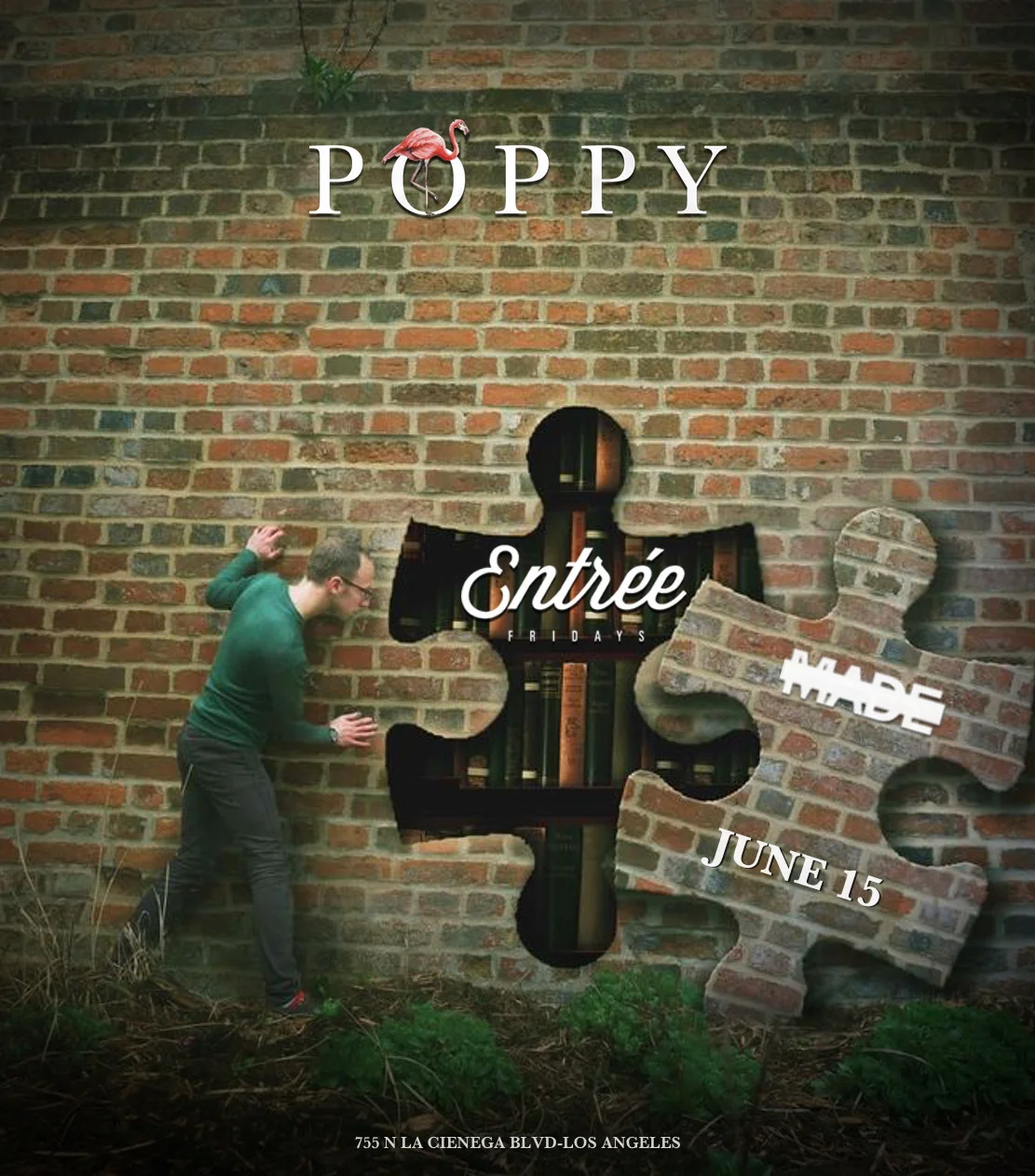 Entree Fridays at Poppy Nightclub, June 15, 2018