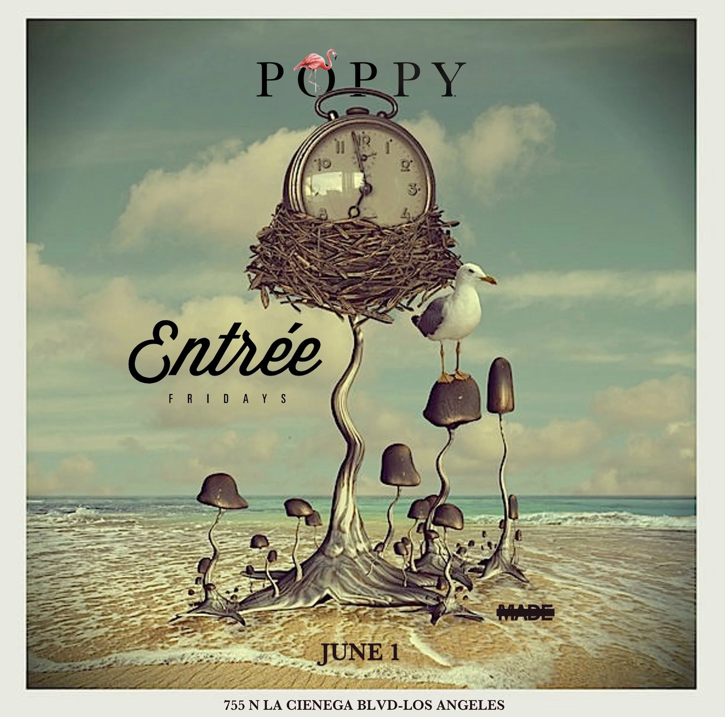 Entree Fridays at Poppy Nightclub, June 1, 2018