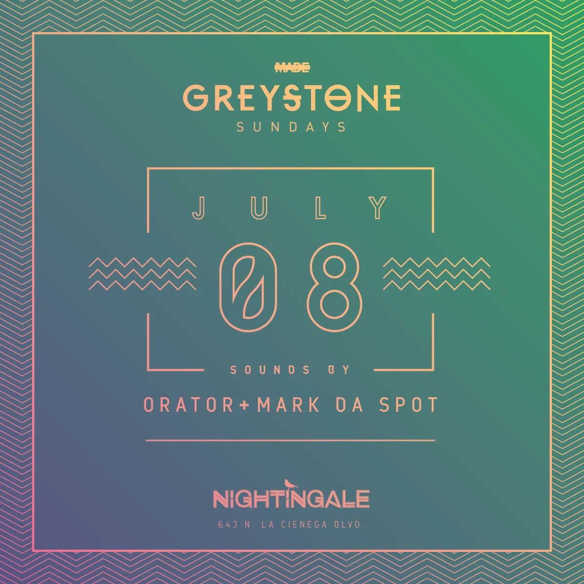 Greystone Sundays at Nightingale Plaza, July 8, 2018