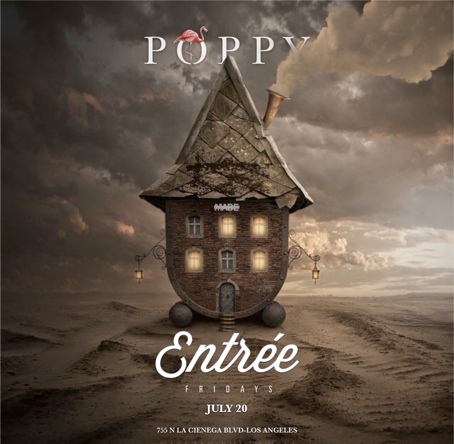 Entree Fridays at Poppy Nightclub, July 20, 2018