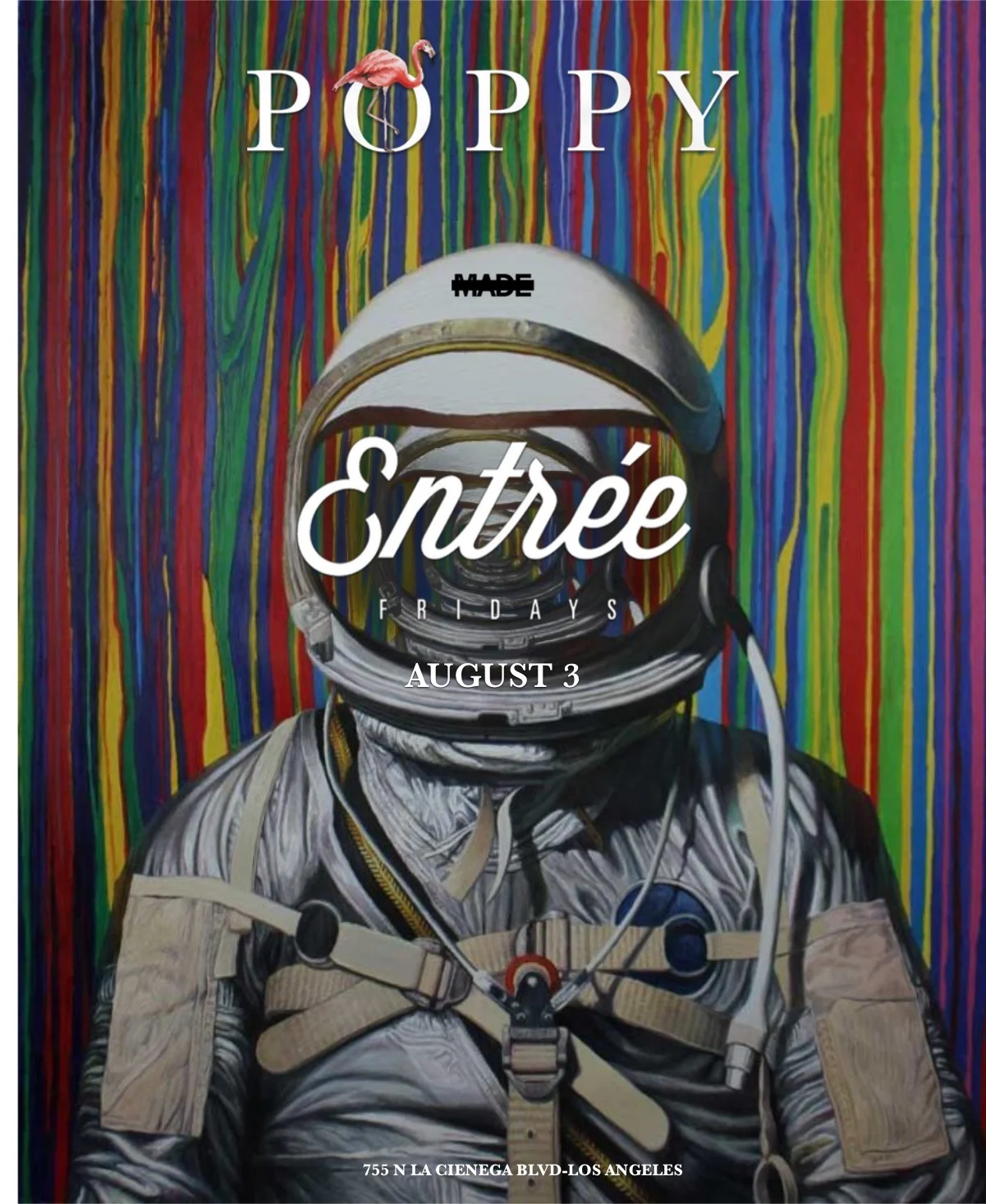 Entree Fridays at Poppy Nightclub, August 03, 2018