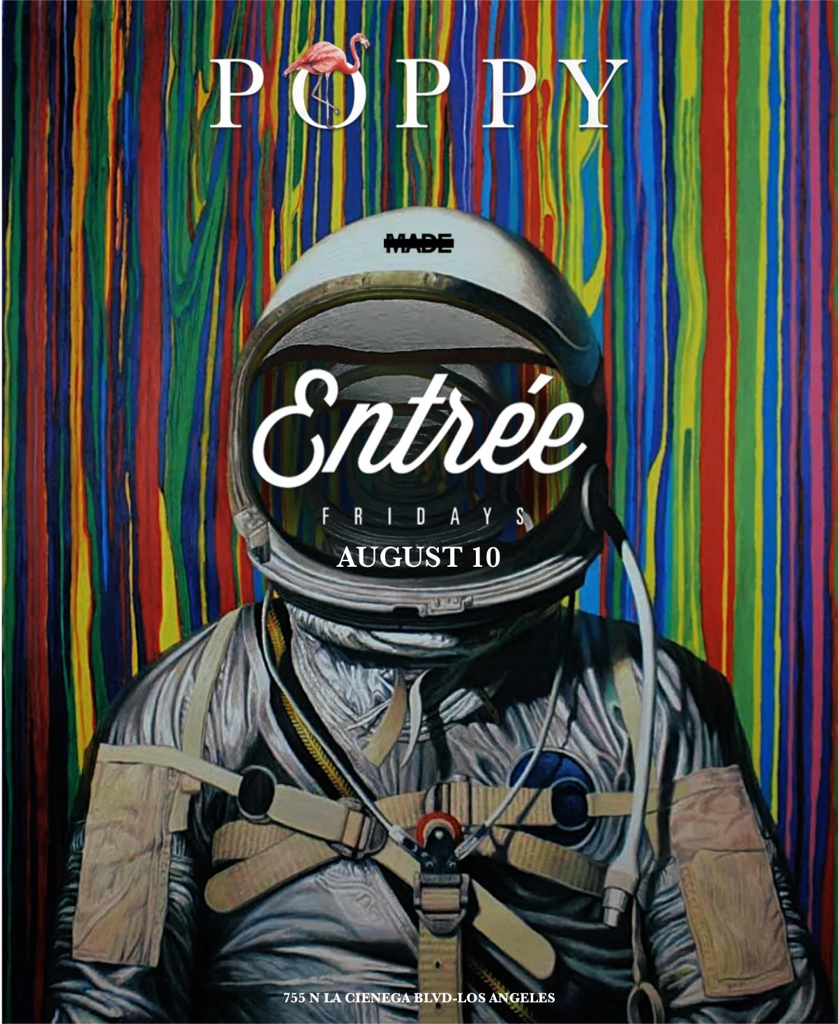 Entree Fridays at Poppy Nightclub, August 10, 2018