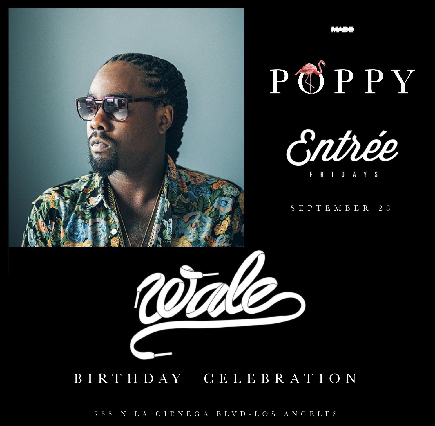Entree Fridays at Poppy Nightclub, September 28, 2018