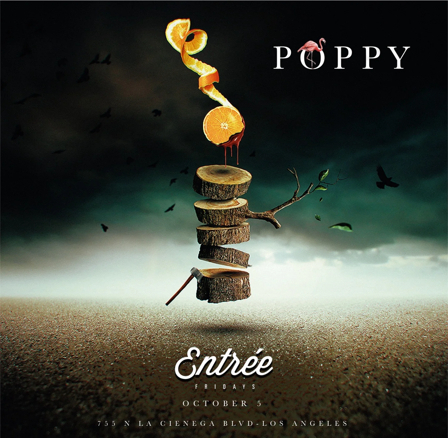 Entree Fridays at Poppy Nightclub, October 5, 2018