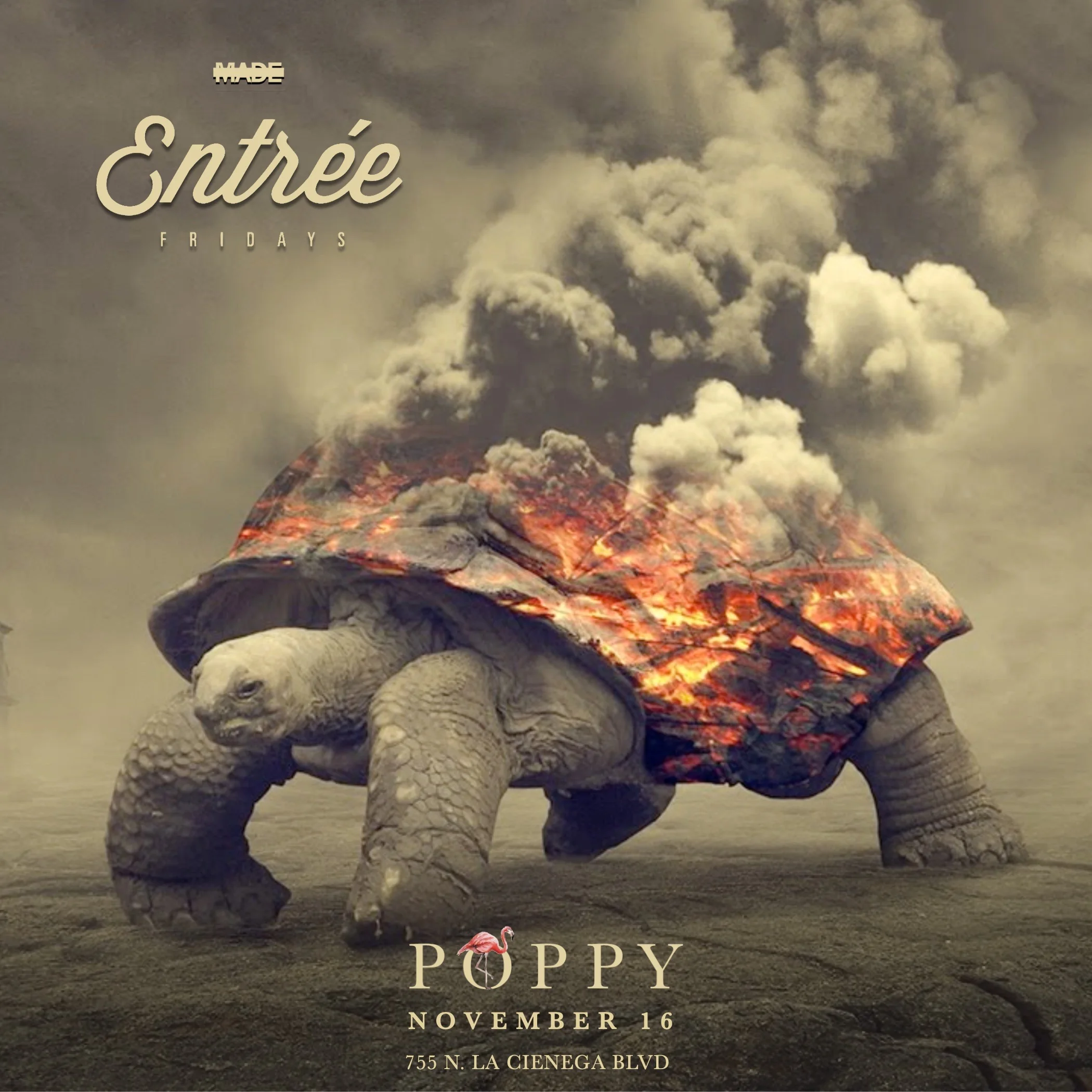 Entree Fridays at Poppy Nightclub, November 16, 2018