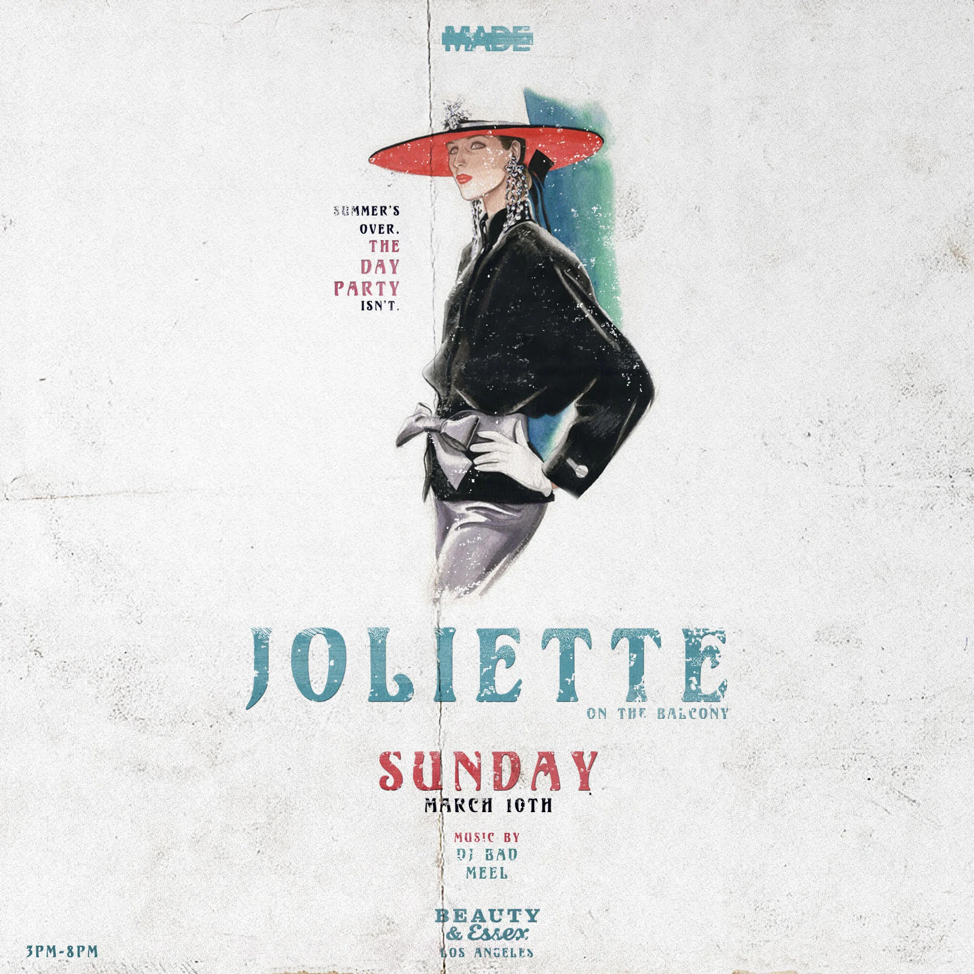 Joliette on the Balcony at Beauty &amp; Essex, March 3, 2019