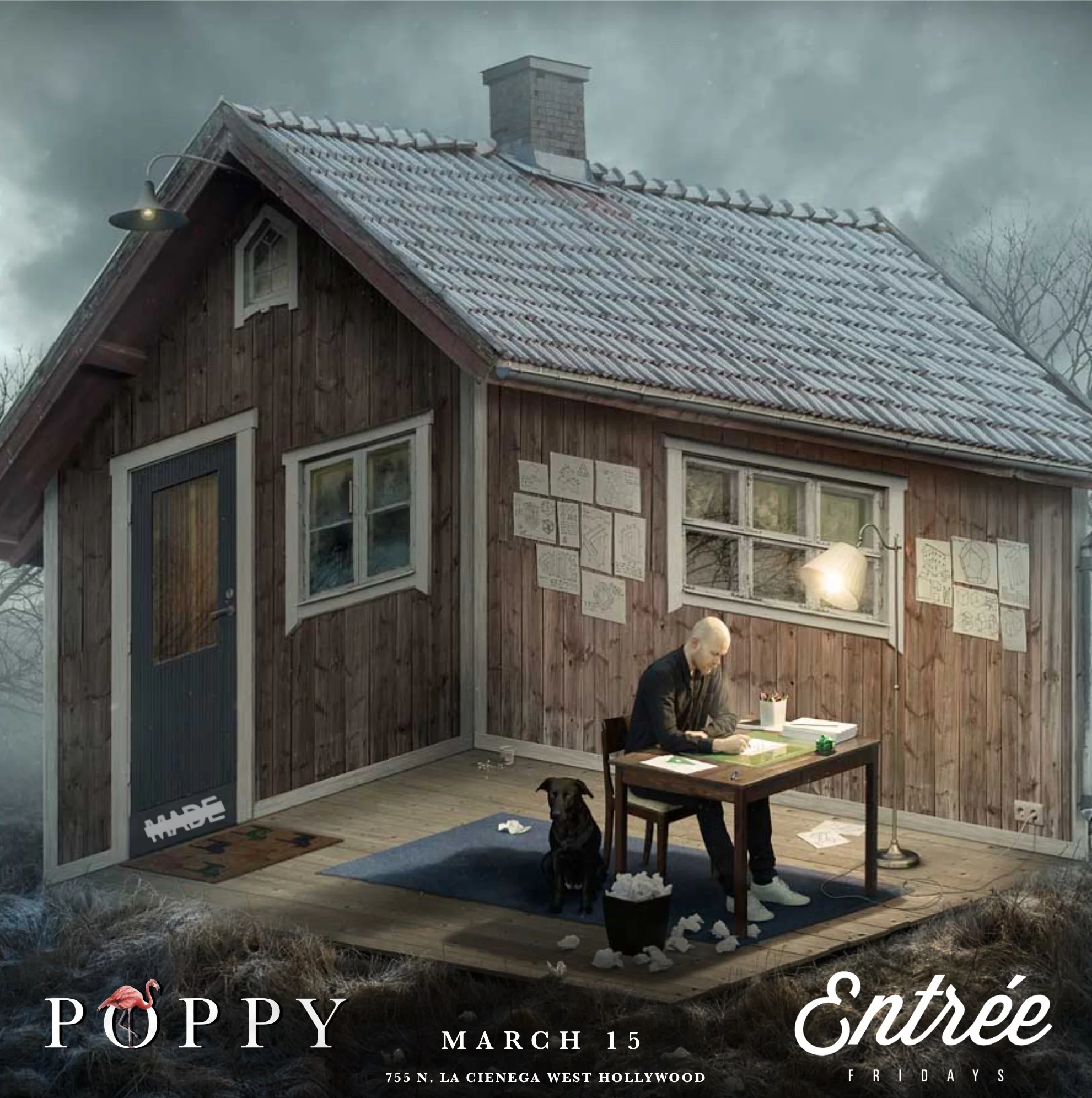 Entree Fridays at Poppy Nightclub, March 15, 2019