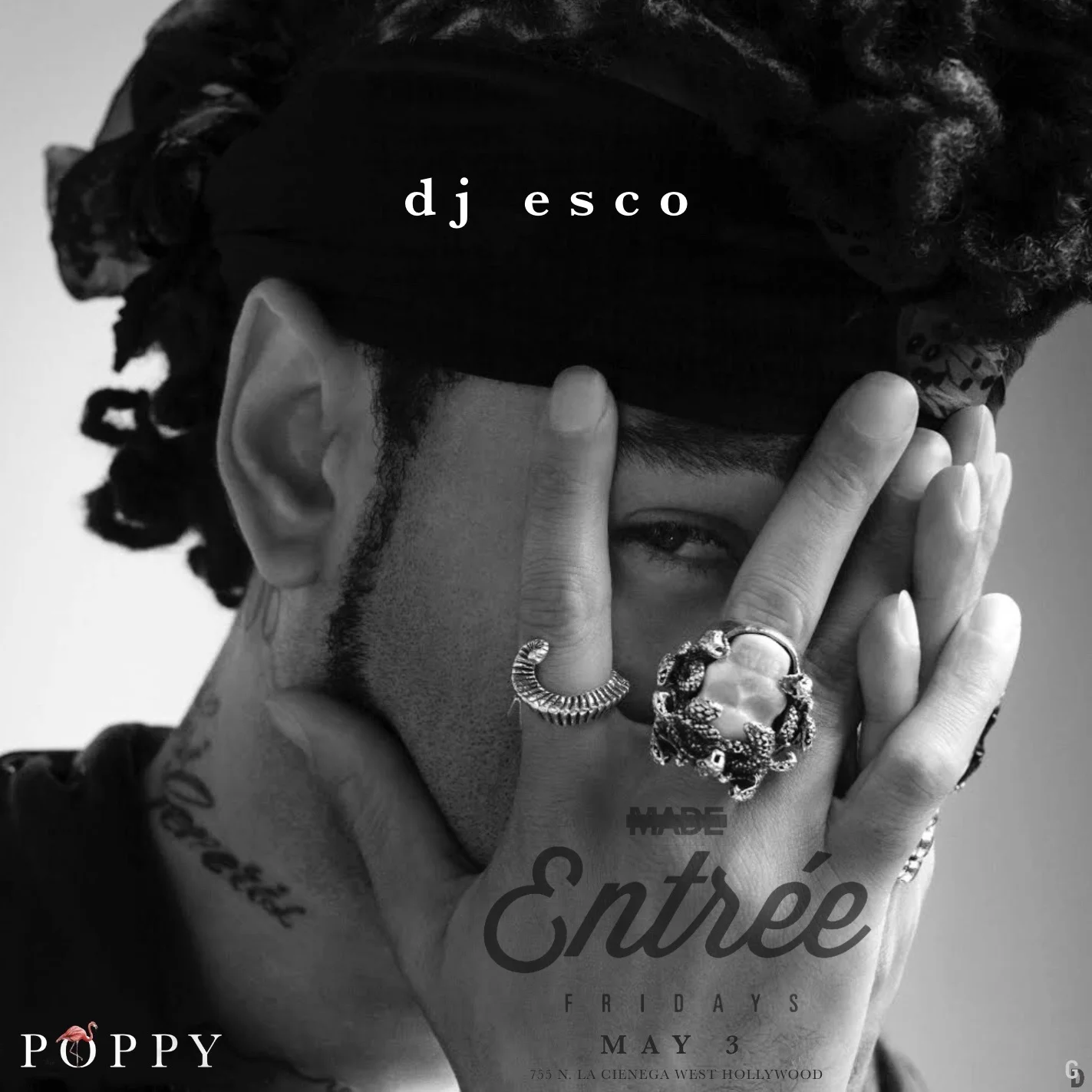 Entree Fridays at Poppy Nightclub - Friday, May 3, 2019