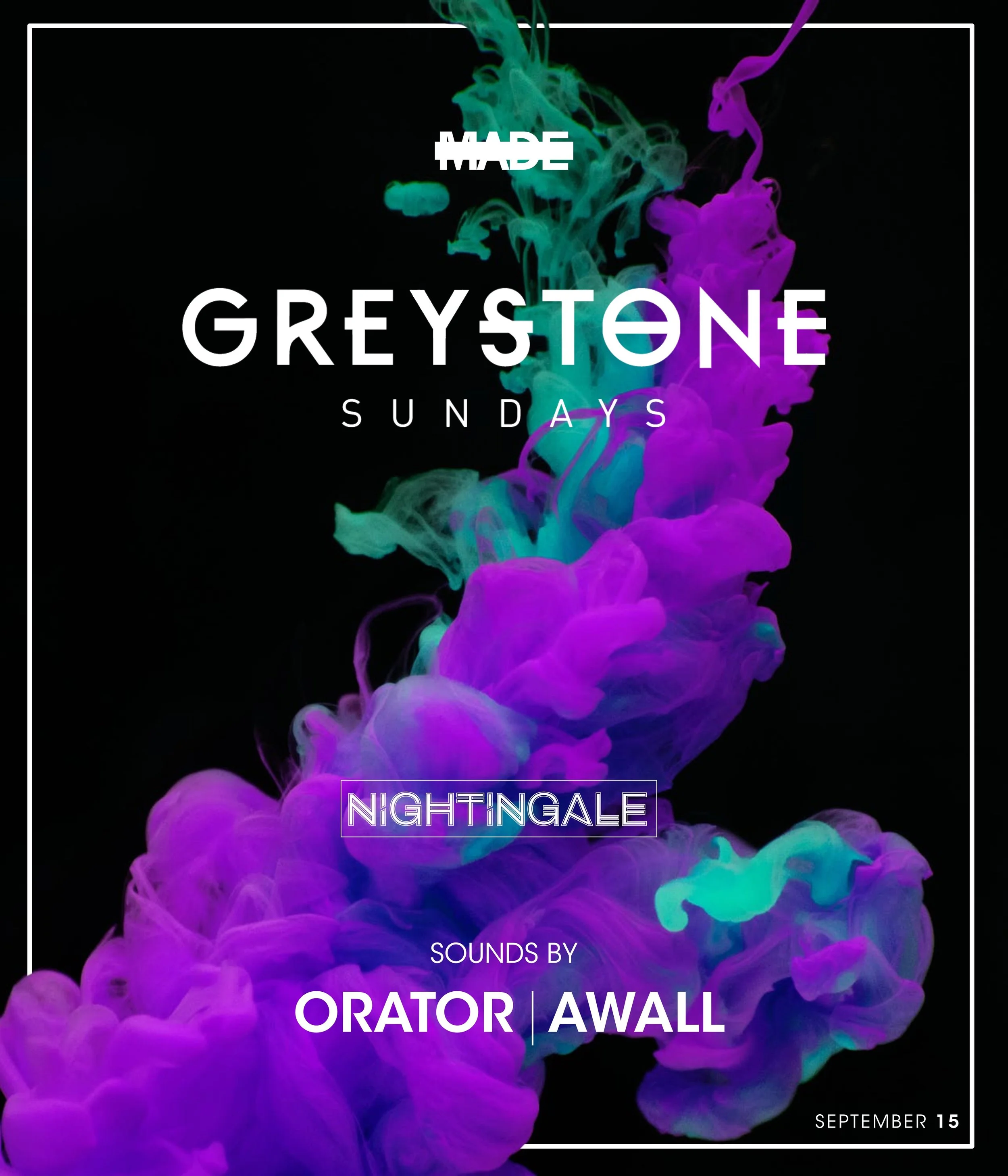 Greystone Sundays at Nightingale Plaza - Sunday, September 15, 2019