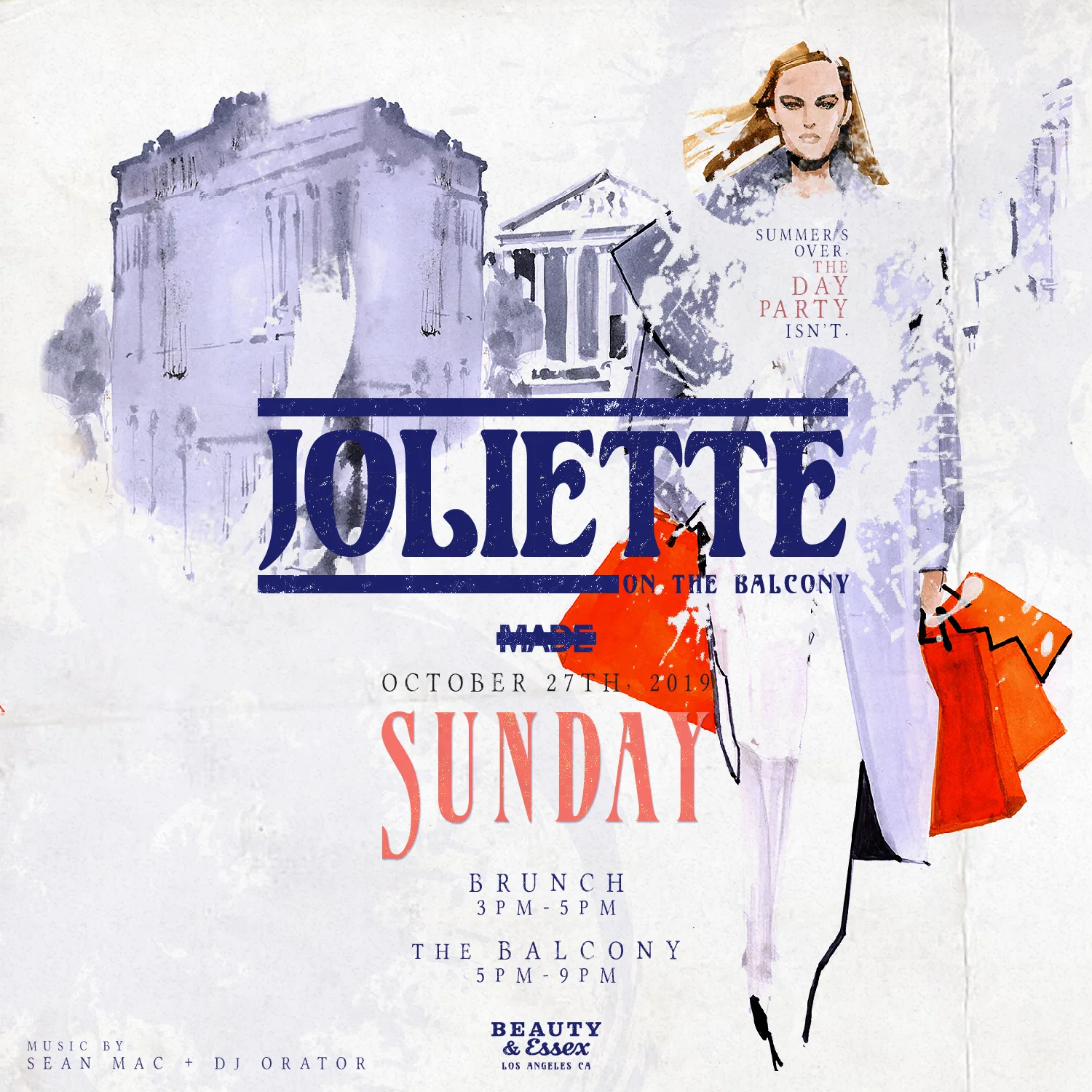 Joliette on the Balcony at Beauty &amp; Essex - Sunday, October 27, 2019