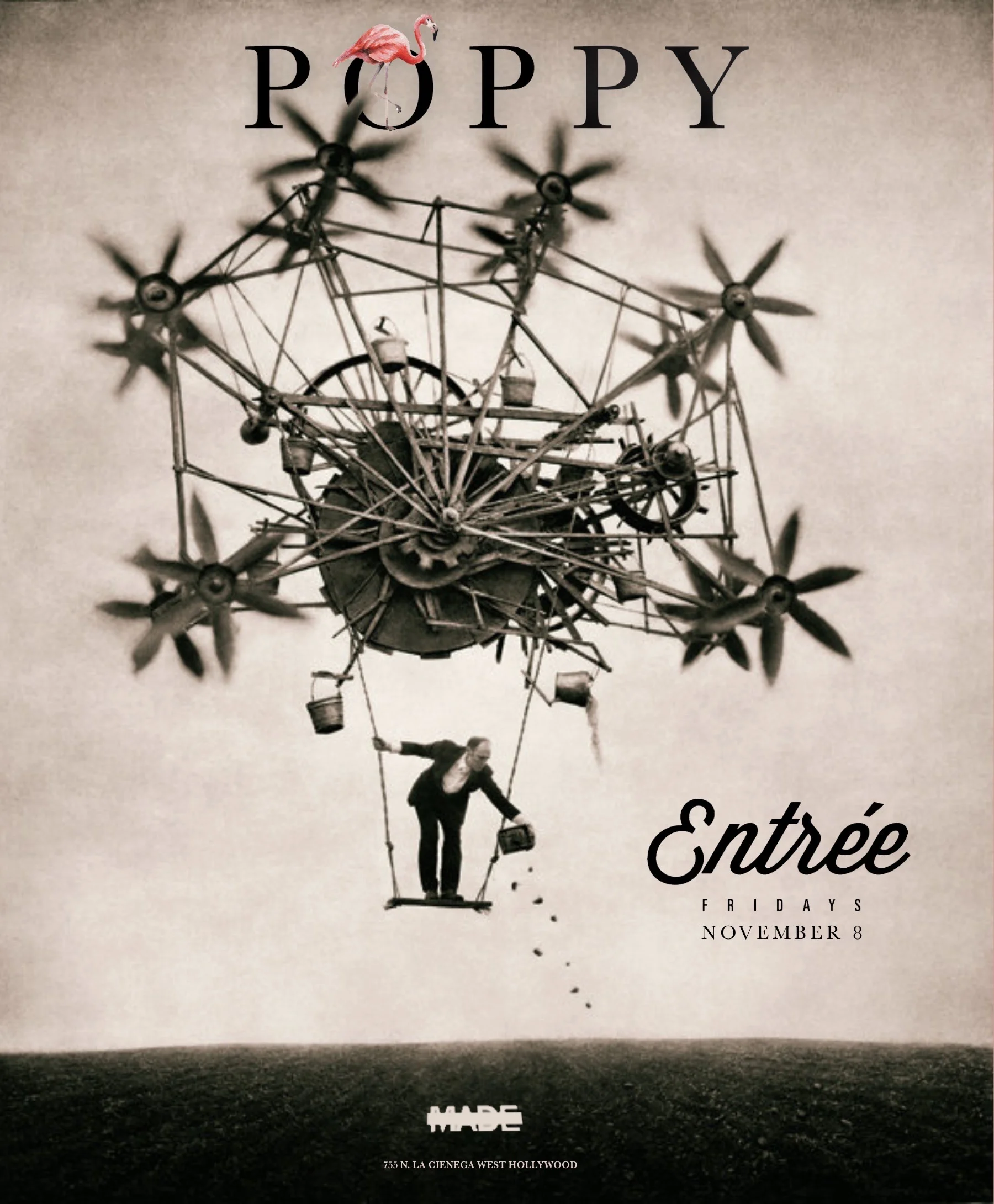 Entree Fridays at Poppy Nightclub - Friday, November 8, 2019