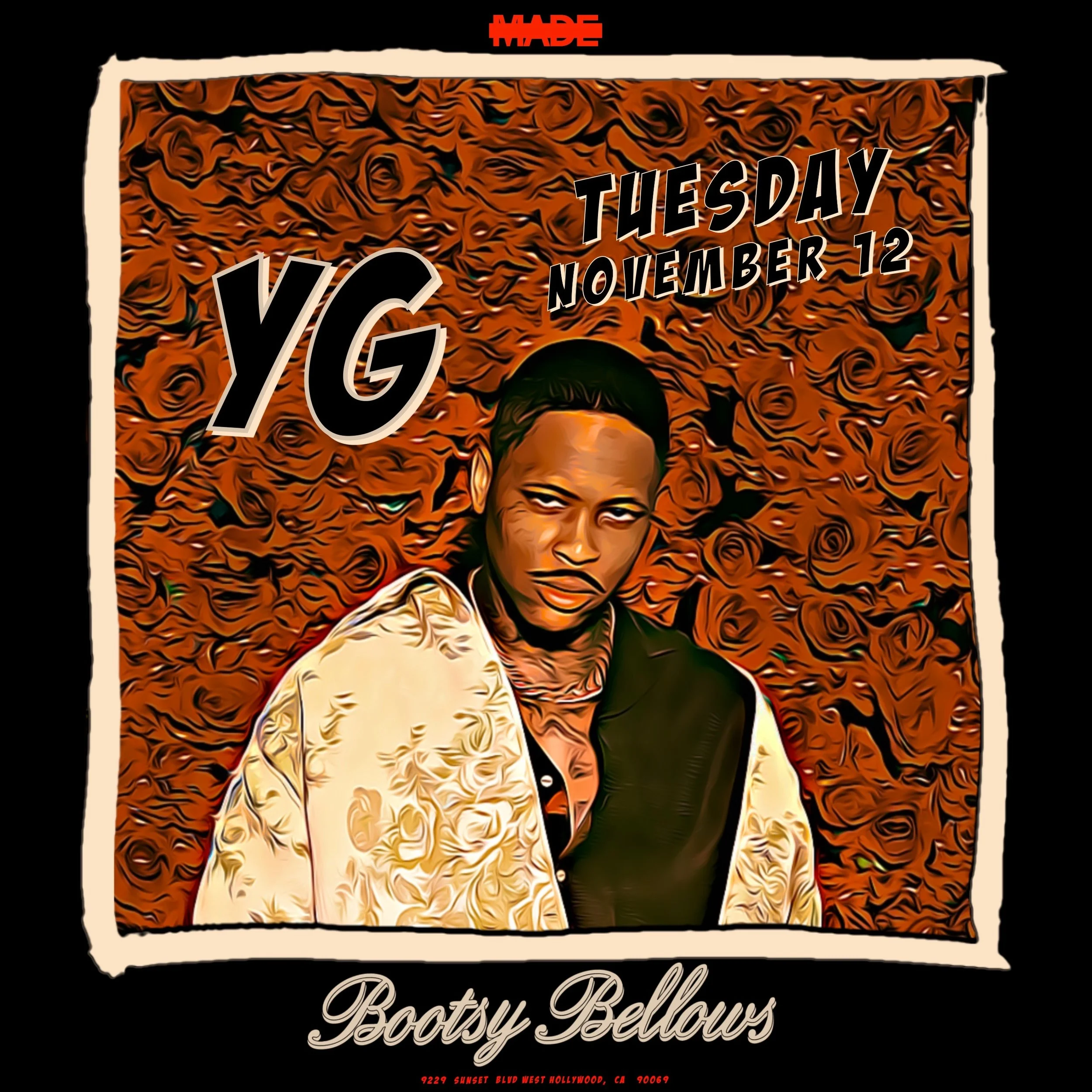 #madeatBootsy At Bootsy Bellows - Tuesday, November 12, 2019