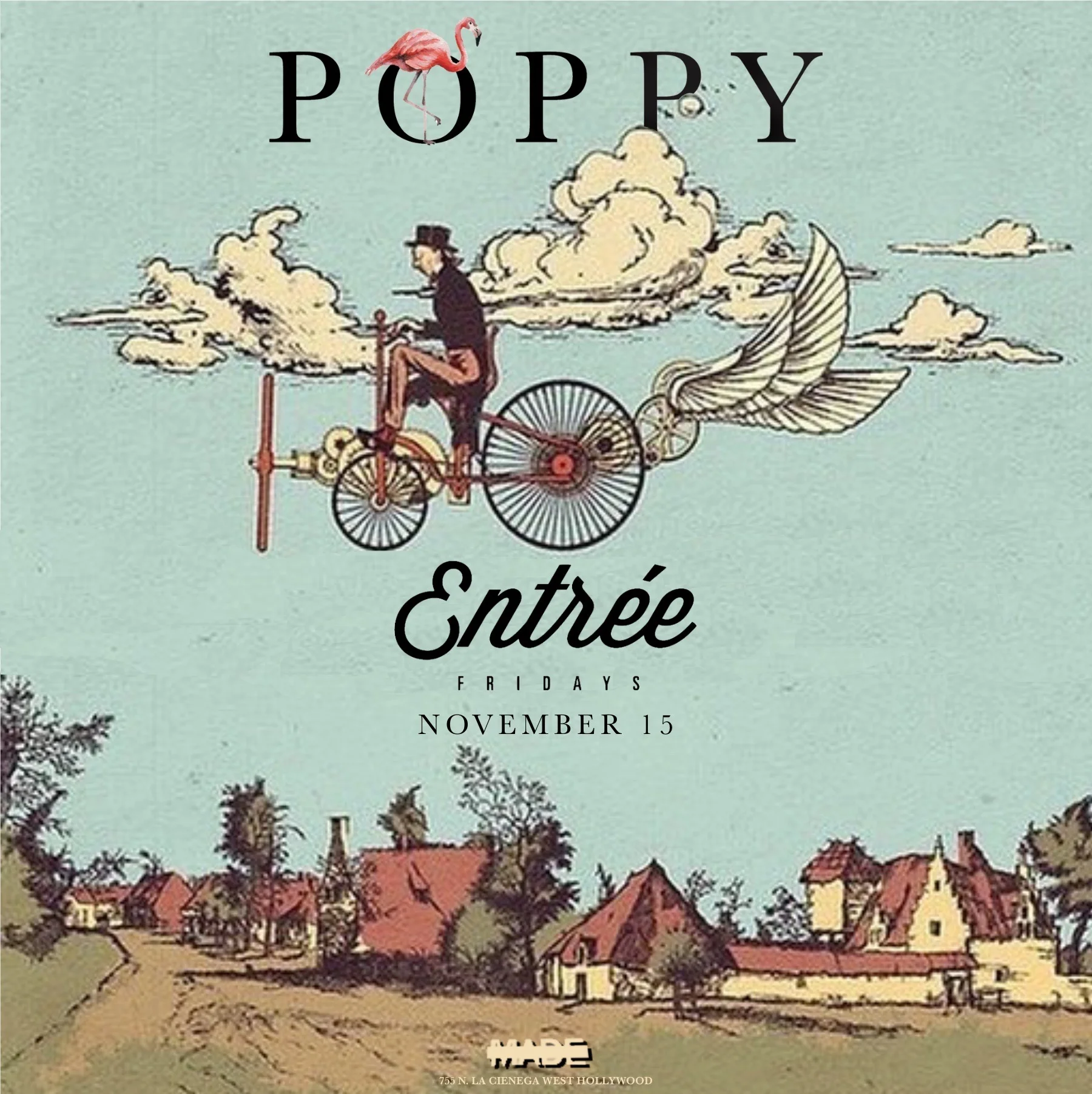 Entree Fridays at Poppy Nightclub - Friday, November 15, 2019