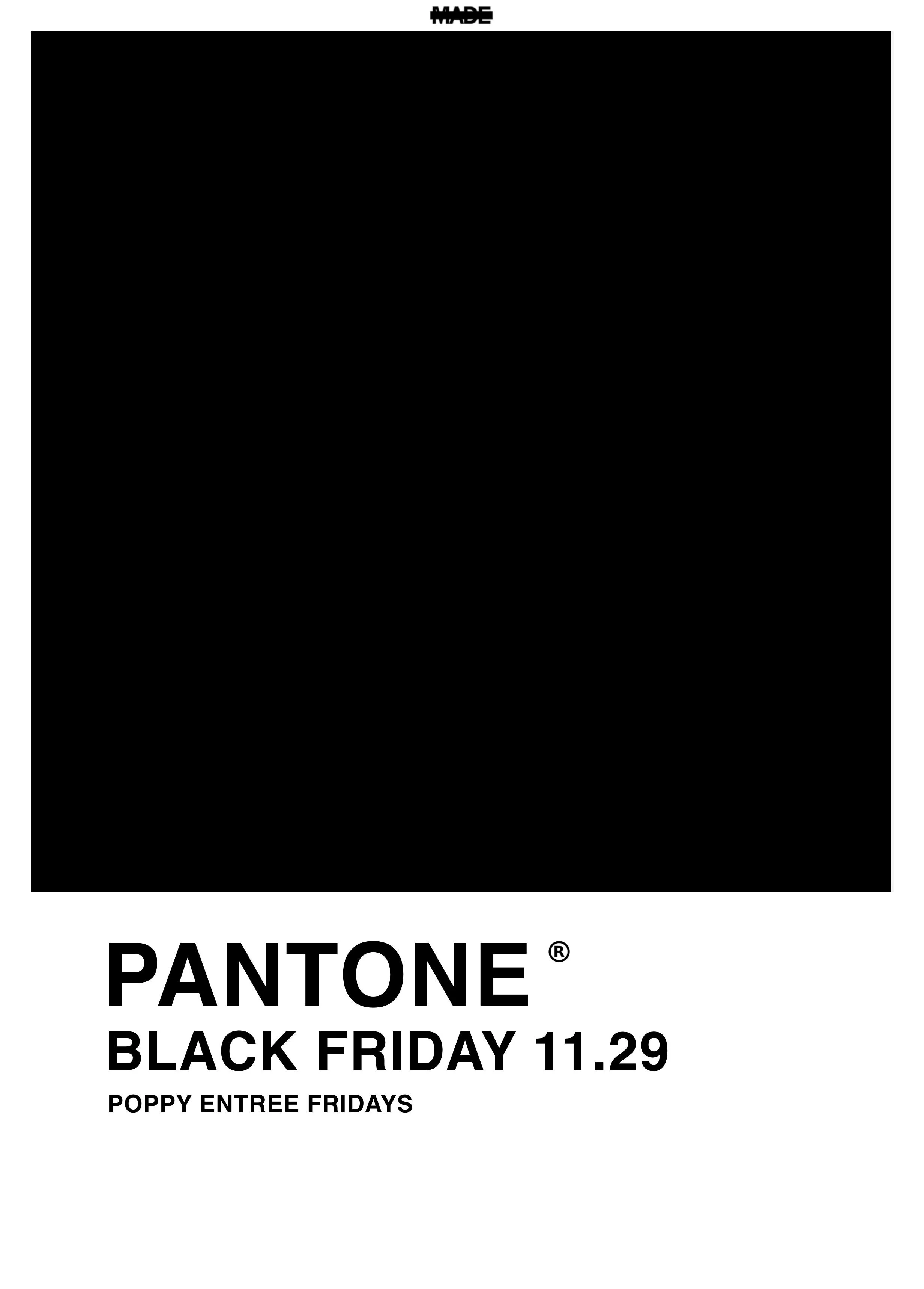 Entree Fridays at Poppy Nightclub - Friday, November 29, 2019