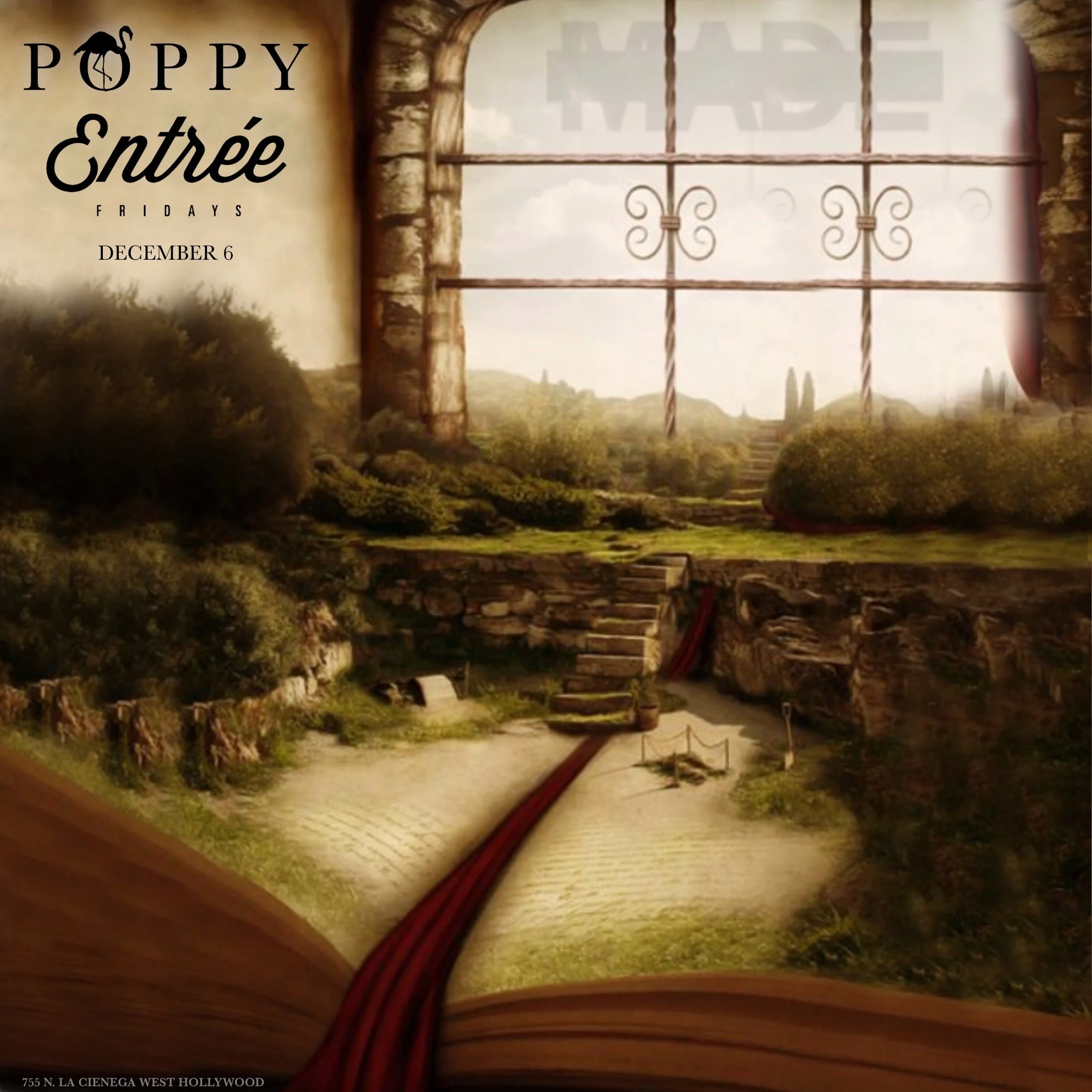 Entree Fridays at Poppy Nightclub - Friday, December 06, 2019