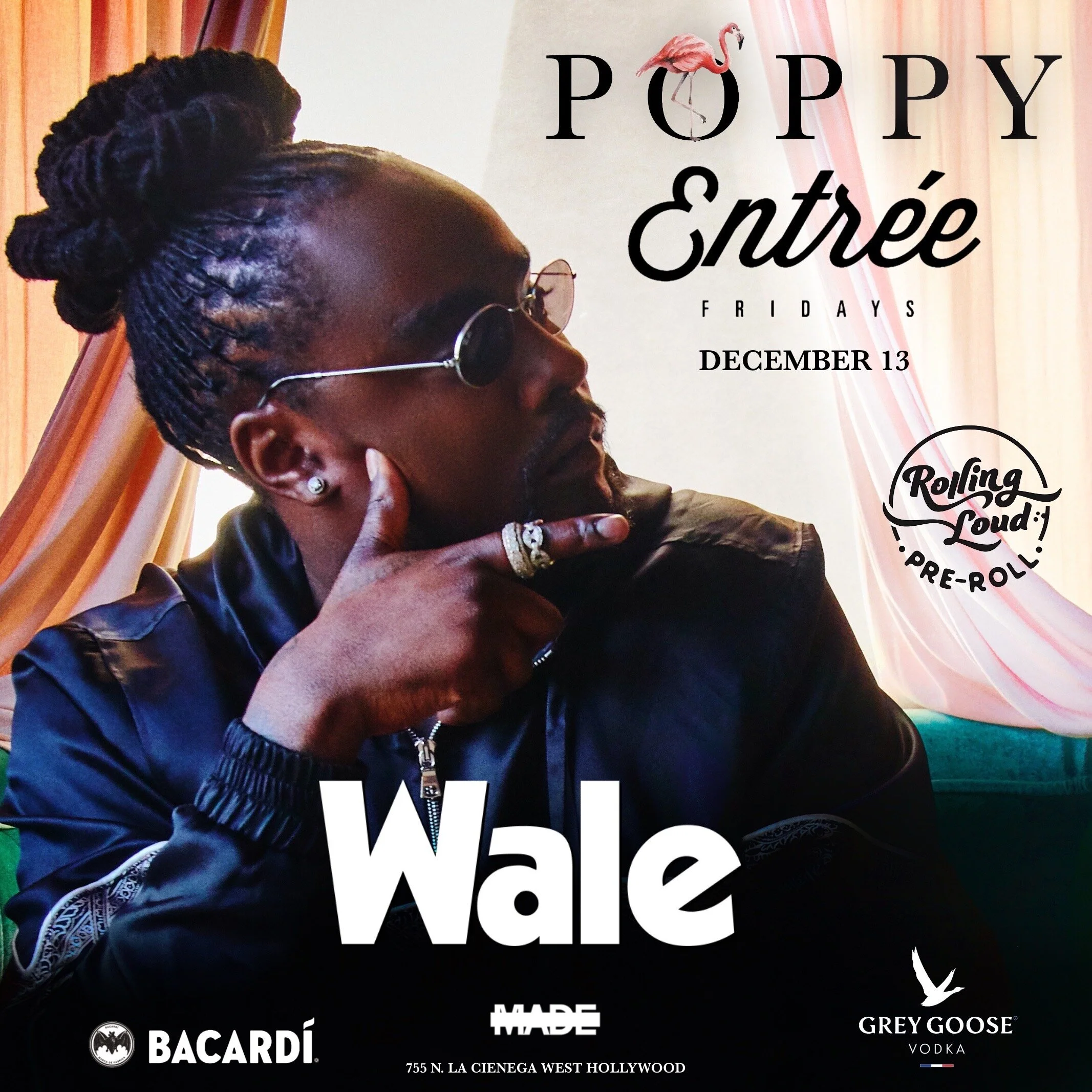 Entree Fridays at Poppy Nightclub - Friday, December 13, 2019