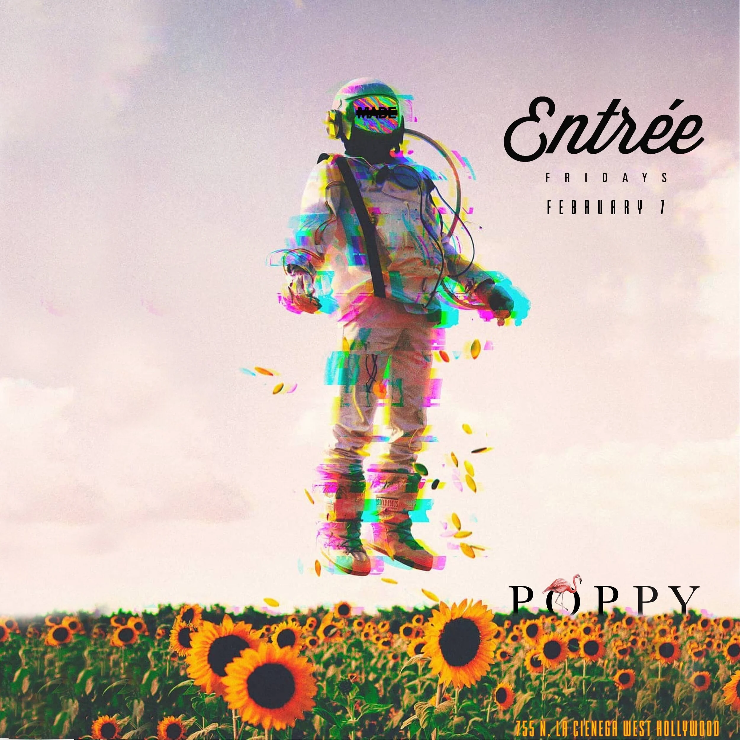 Entree Fridays at Poppy Nightclub - Friday, February 07, 2020