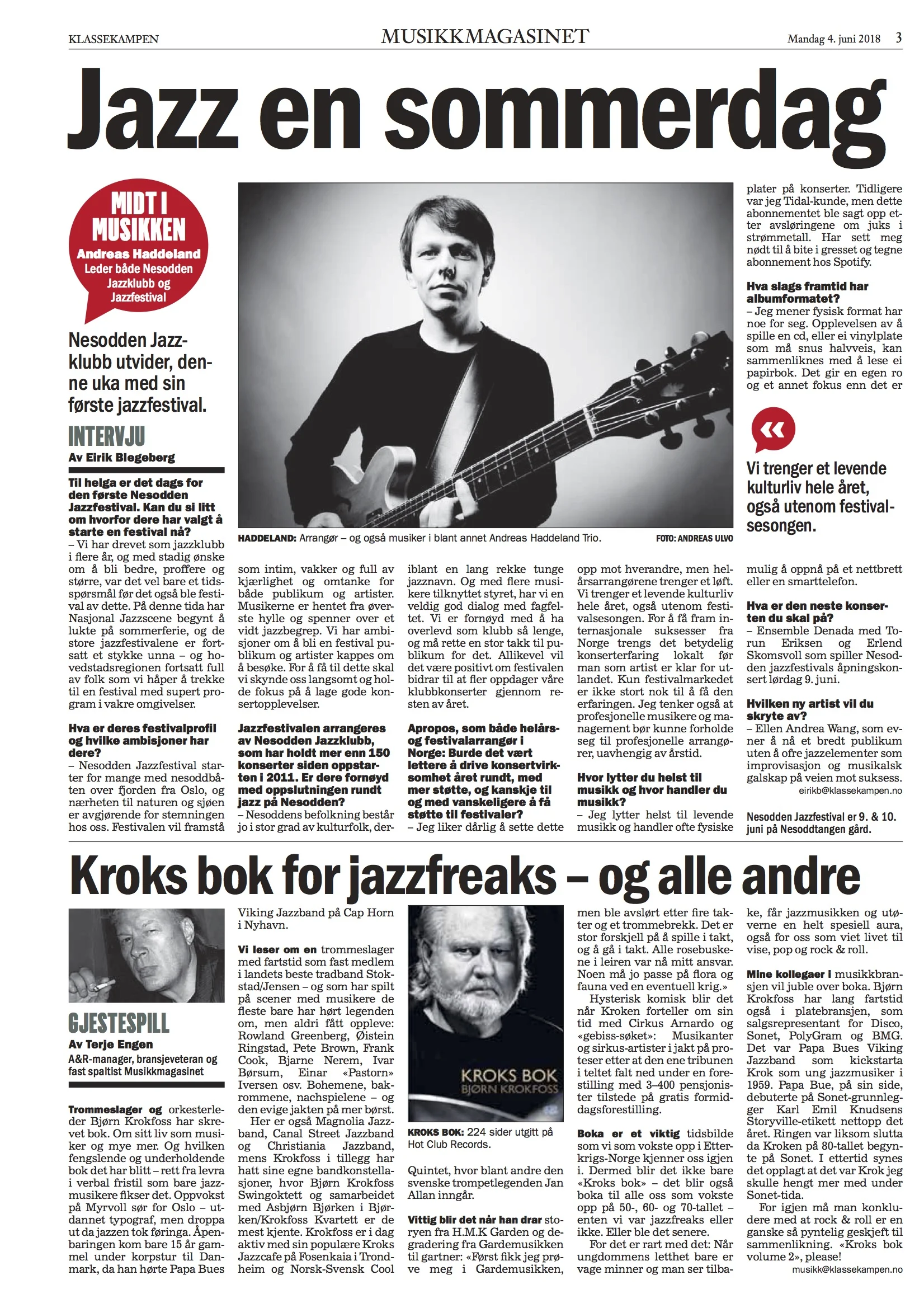 Klassekampen musikkmagasin intervju nesodden jazzfestival.jpg