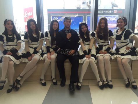 Promotion dancing for a kitchen appliance company is apparently a thing for "white males who are 6' or taller."