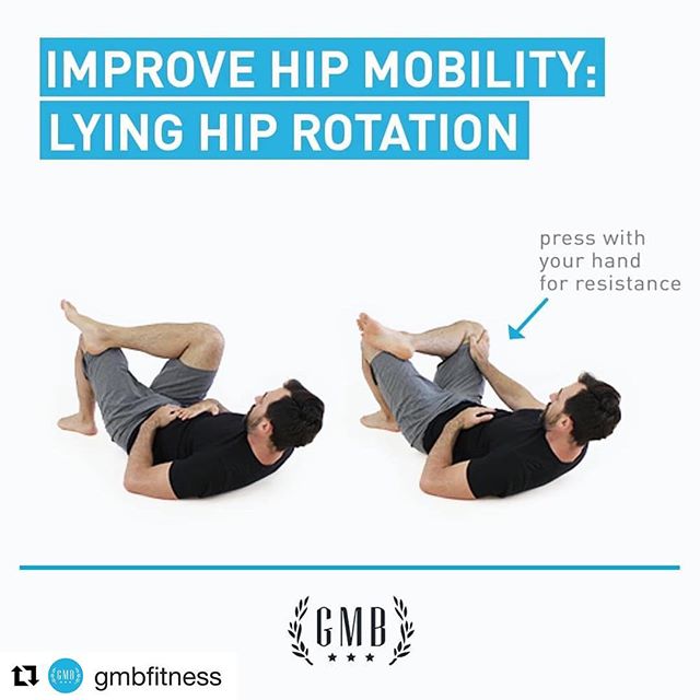 Easy hip mobility drill! Give this a shot! #Repost @gmbfitness with @get_repost
・・・
Do you have a job, a car, and a couch? Congratulations! Your hips are probably as tight as Mick Jagger&rsquo;s pants.

Here's a quick stretch to loosen up those tight