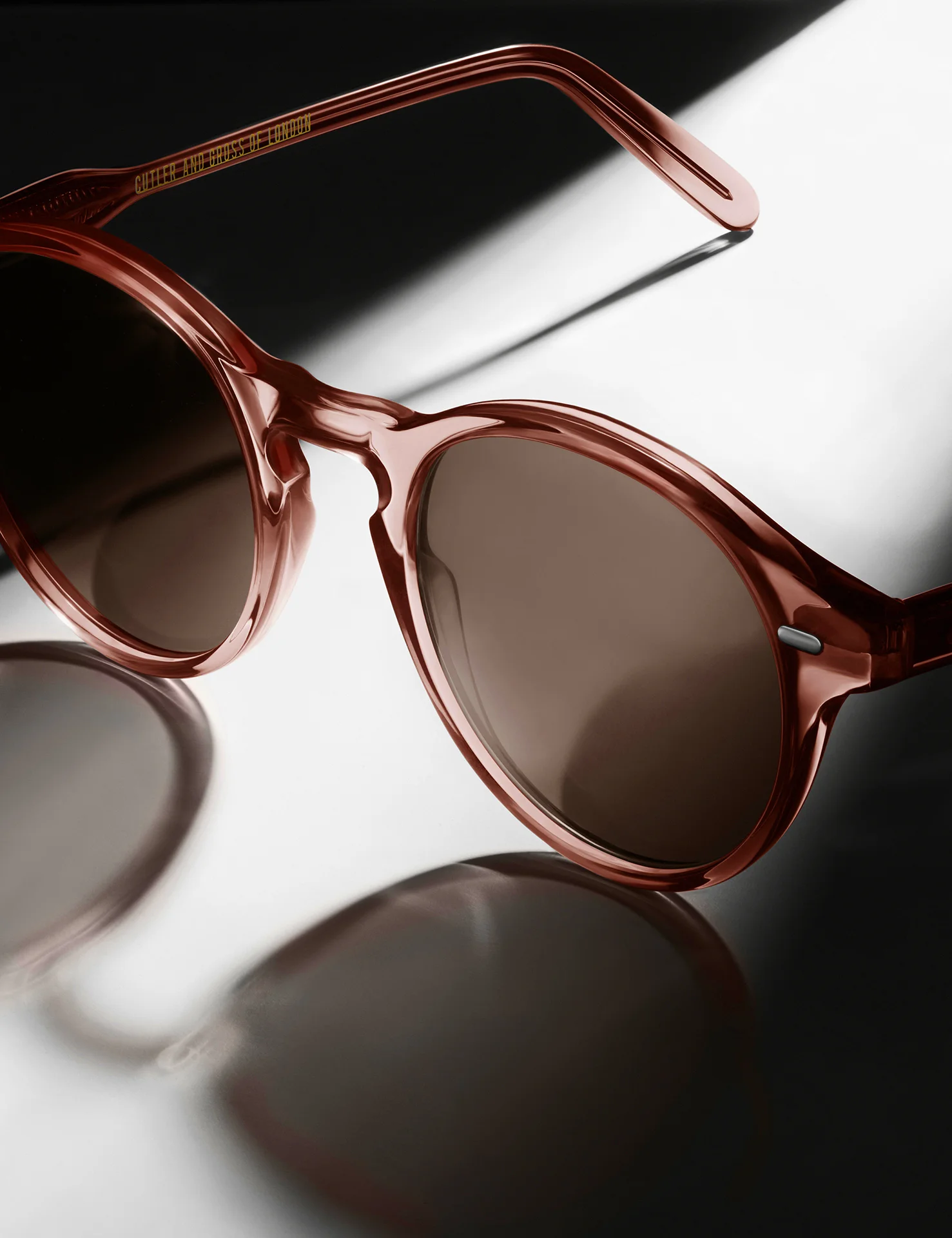 London still life photographer Josh Caudwell shoots creative dramatic images for sunglasses brand, Cutler And Gross. 