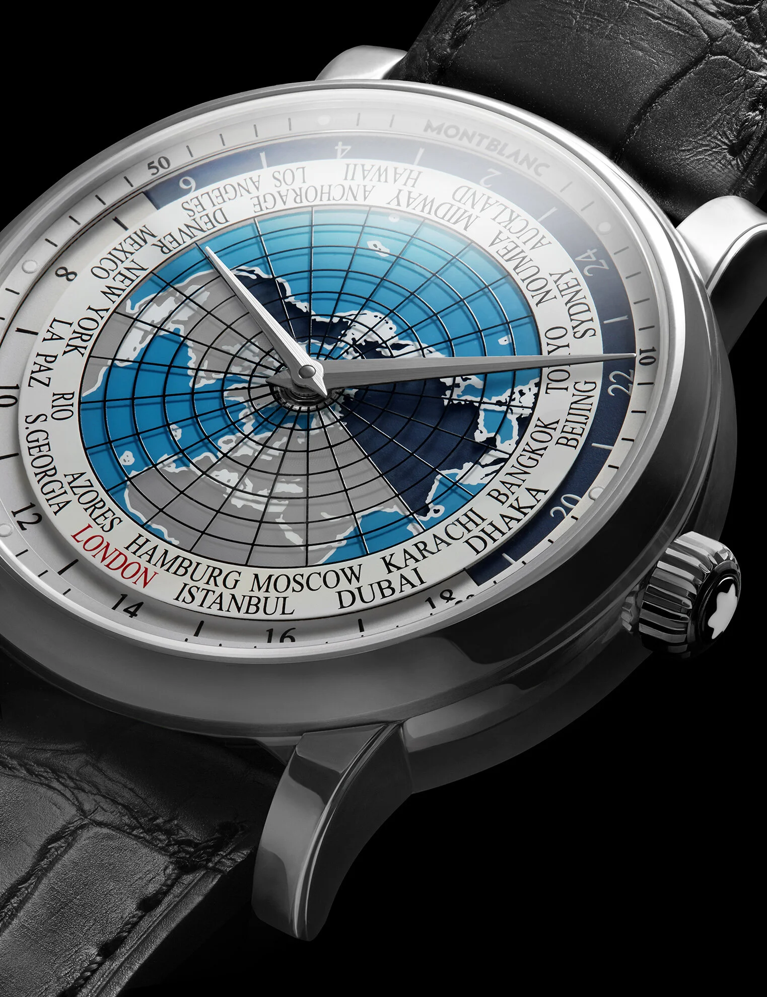  Still life photography of Montblanc watch shot by Josh Caudwell, luxury still life product photographer based in London, Paris, NYC and LA. Luxury watch specialist photographer. 