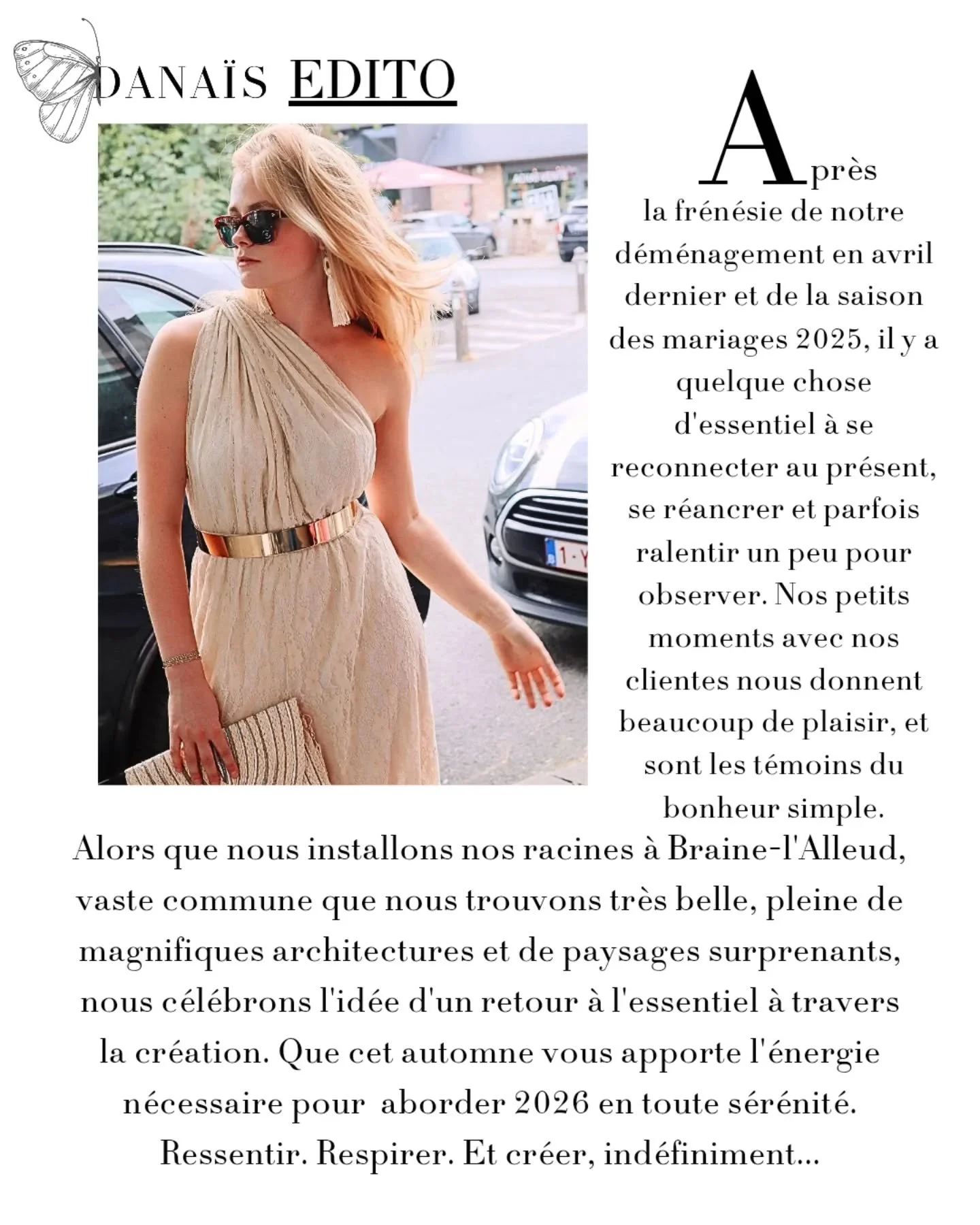 Après la frénésie de notre déménagement en avril dernier et de la saison des mariages 2025, il y a quelque chose d'essentiel à se reconnecter au présent, se réancrer et parfois ralentir un peu p