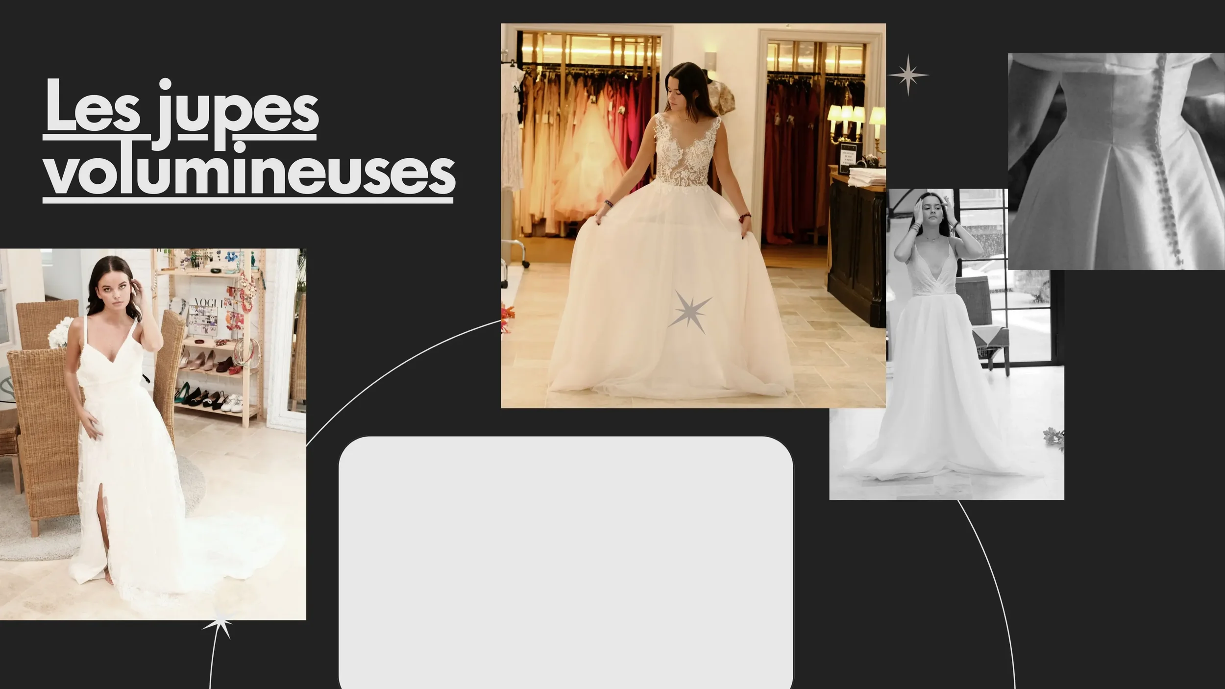 jupes volume volumineuses tendances mariages 2026