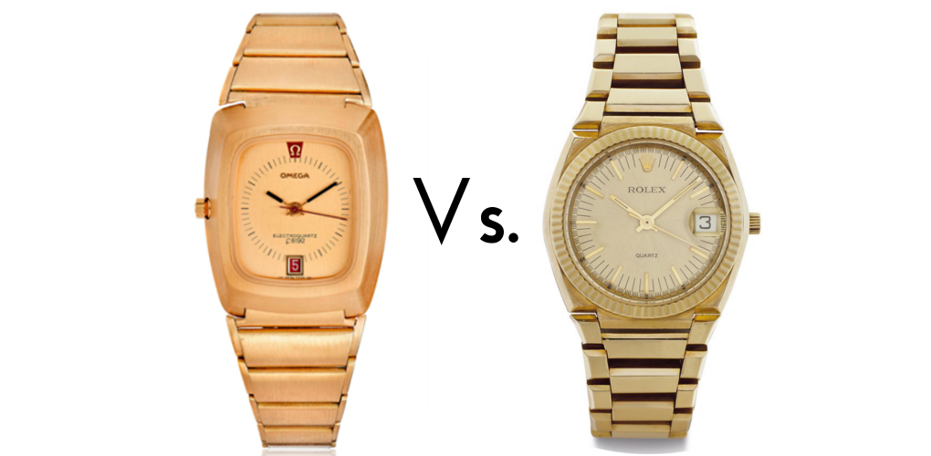 Both of these watches are currently available for sale at analog/shift. click here for the Omega and here for the Rolex
