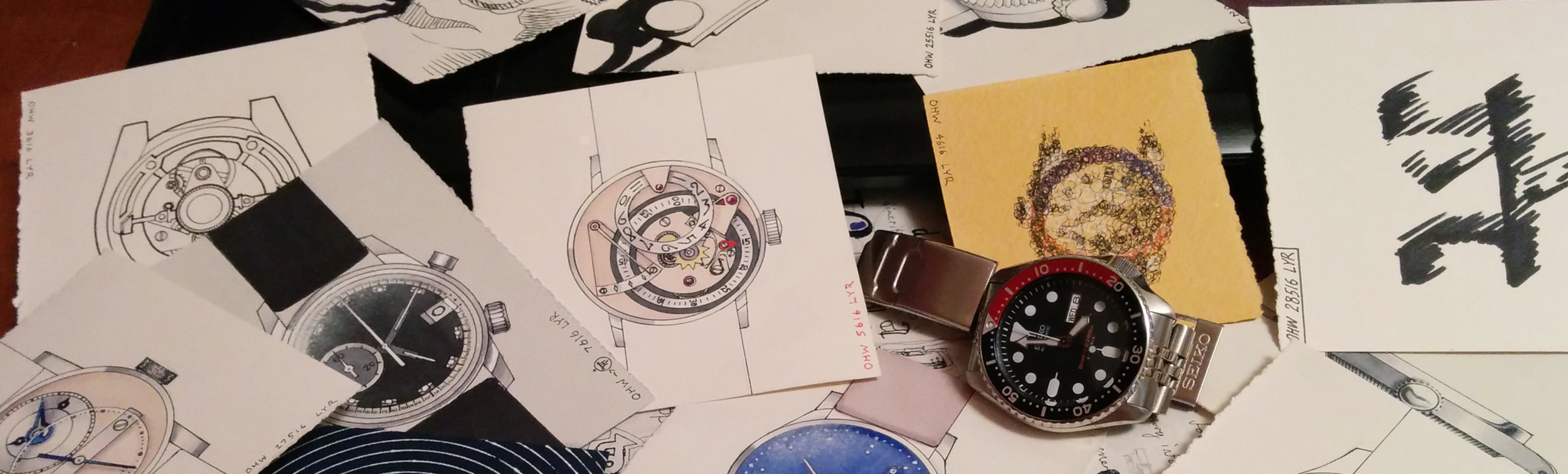 Lee's designs with his Seiko SKX009