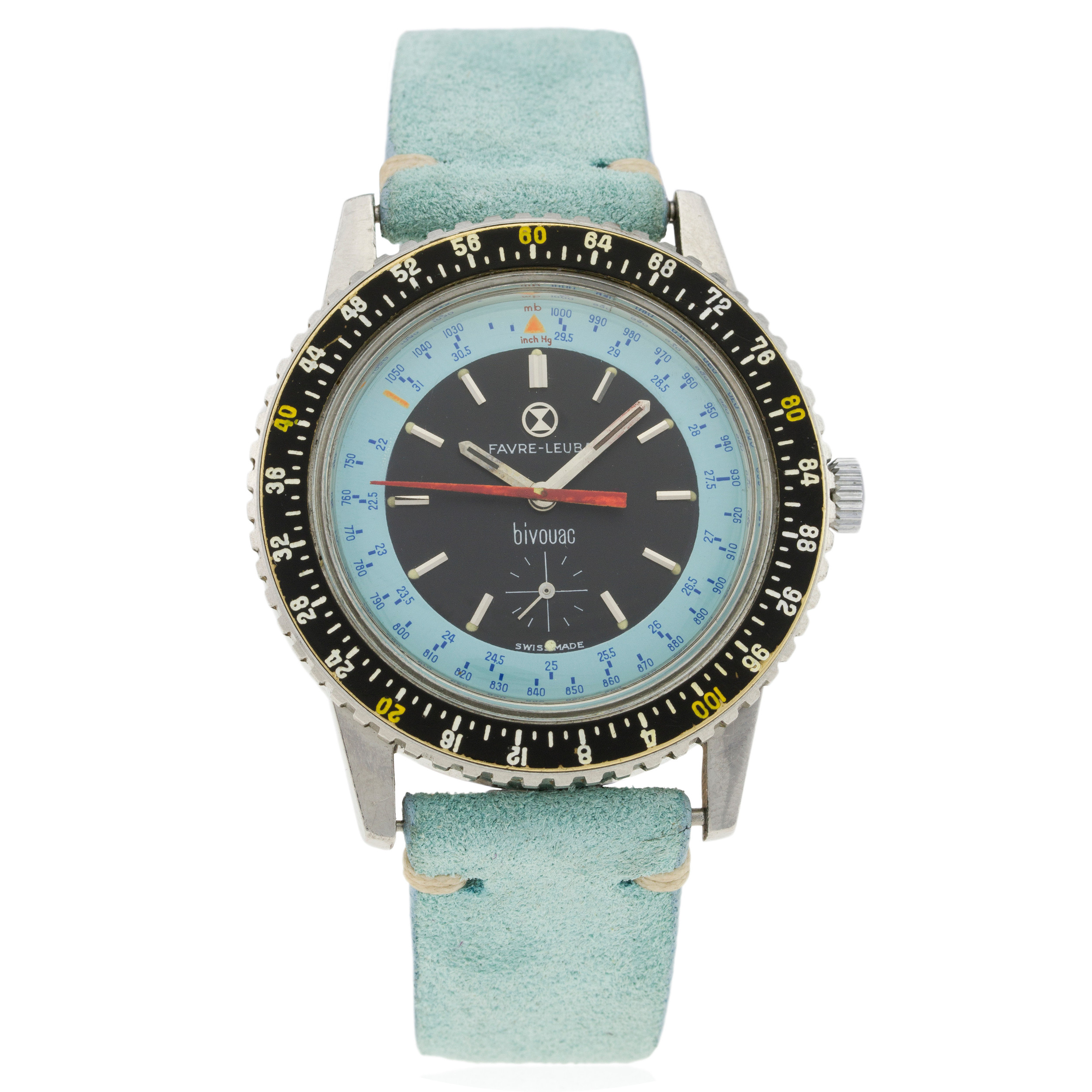 Lot 123 - Favre Leuba Bivouac Altimeter - SOLD 2,200 GBP