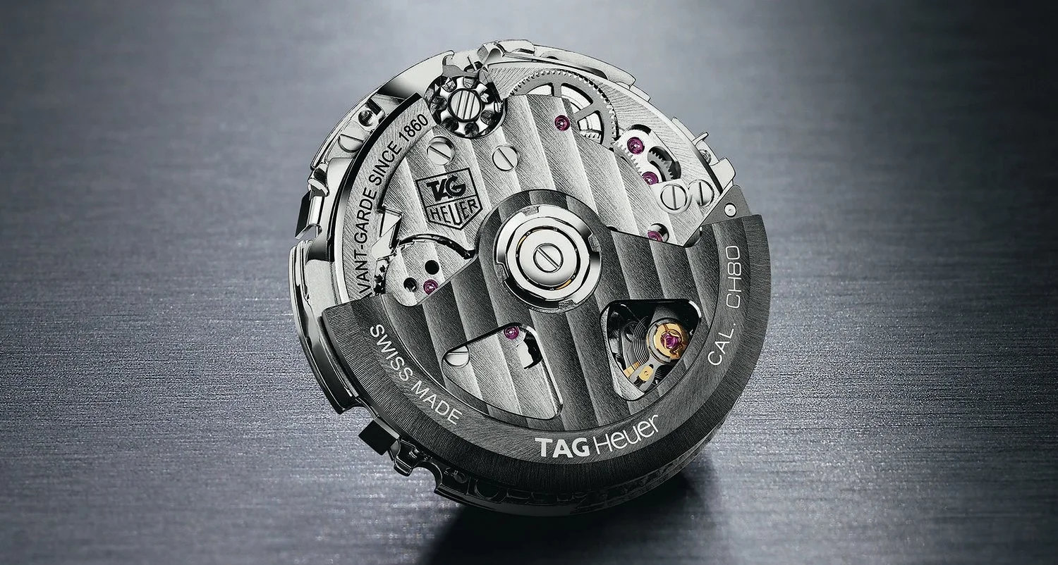 The TAG Heuer CH80 movement that would become the Heuer-03. 