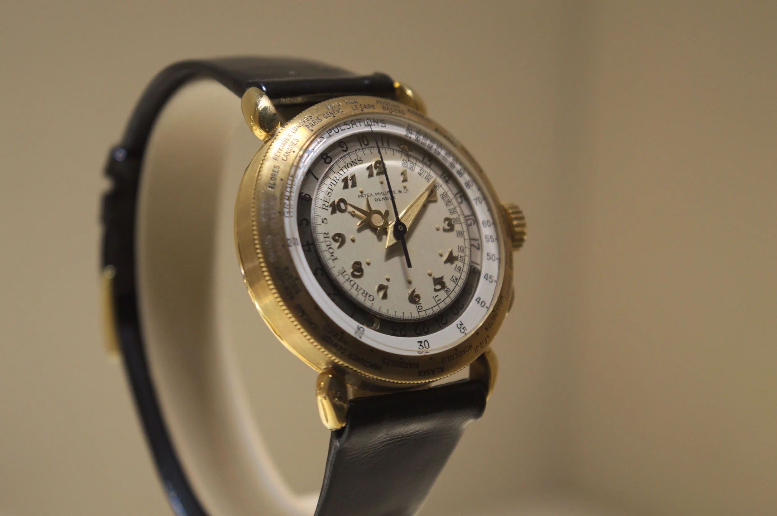 The Patek Philippe Ref. 1415-HU. this one of a kind piece was made for a special client in 1940.