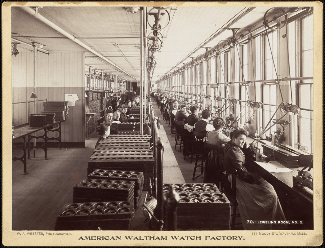 The long, thin corridors and high windows allowed natural light to flood the building. 