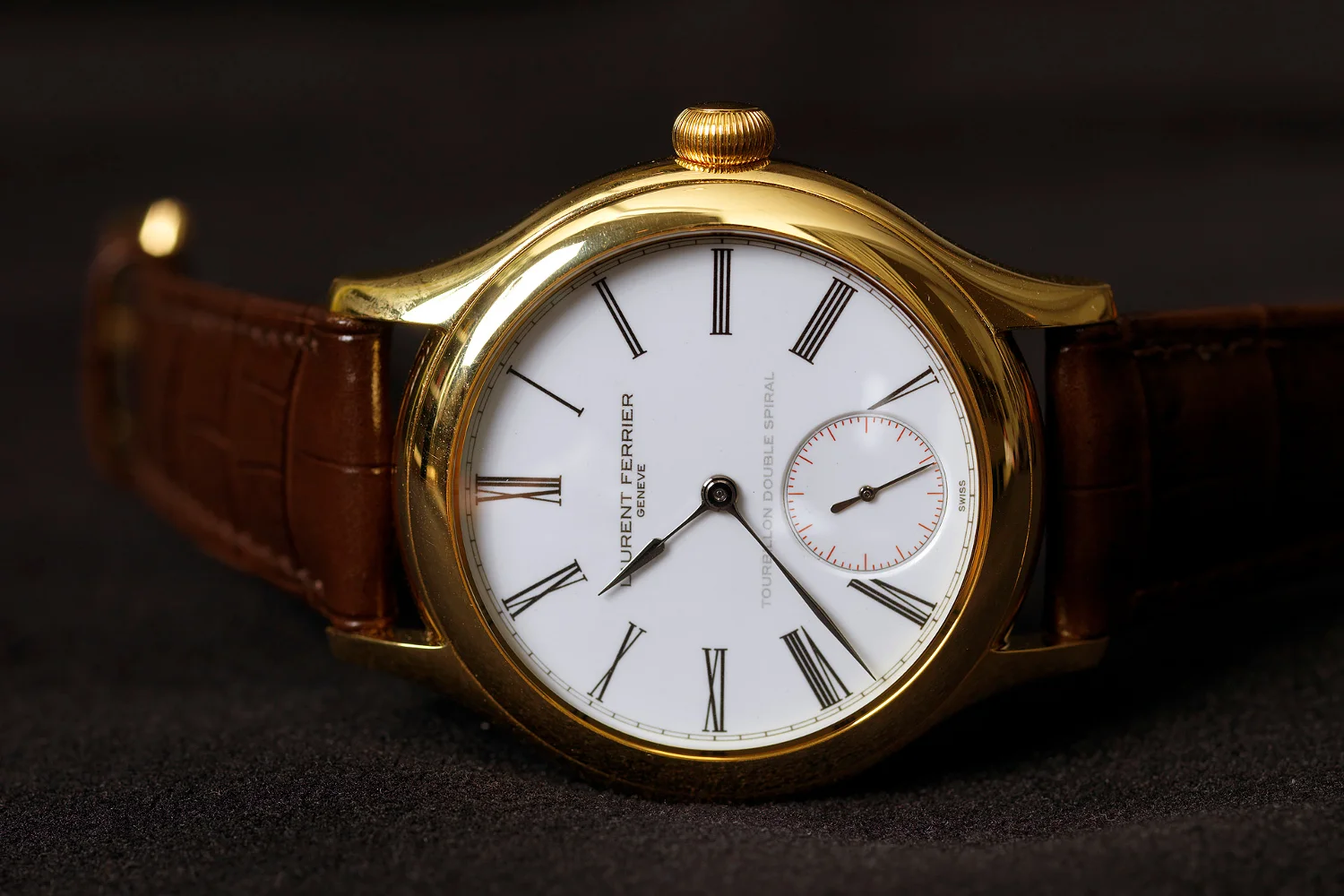 The Laurent Ferrier Tourbillon Double Spiral. Photo courtesy of Laurent Ferrier.
